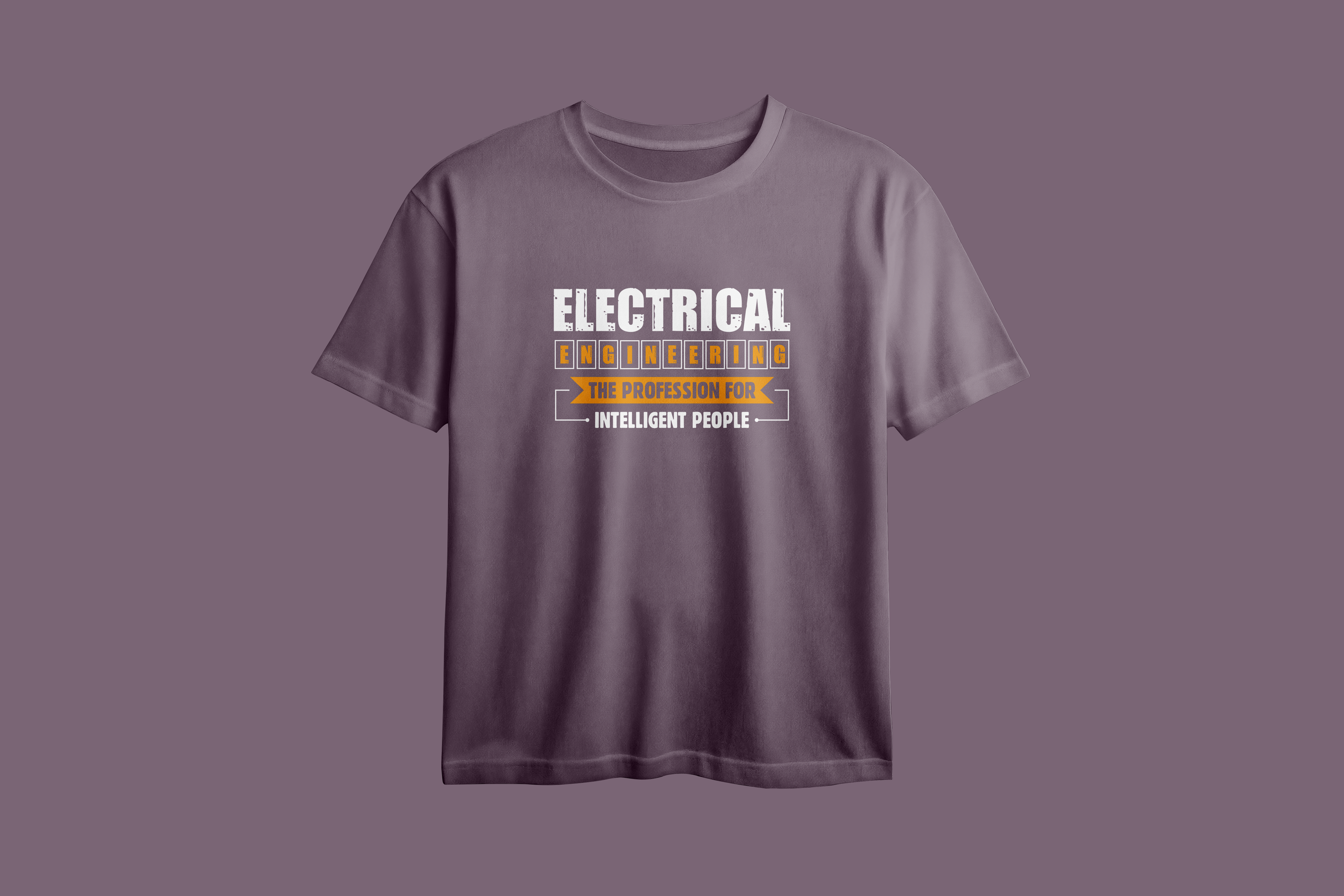 Electrical Engineering The Profession For Intelligent People Oversized Printed T-Shirt