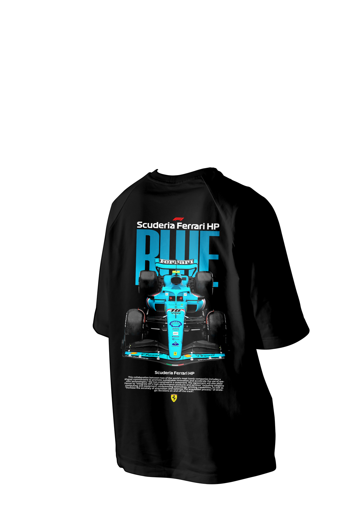 Scuderia Ferrari HP Printed Oversized Tee