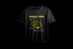 Engineer's Brain Oversized Printed T-Shirt