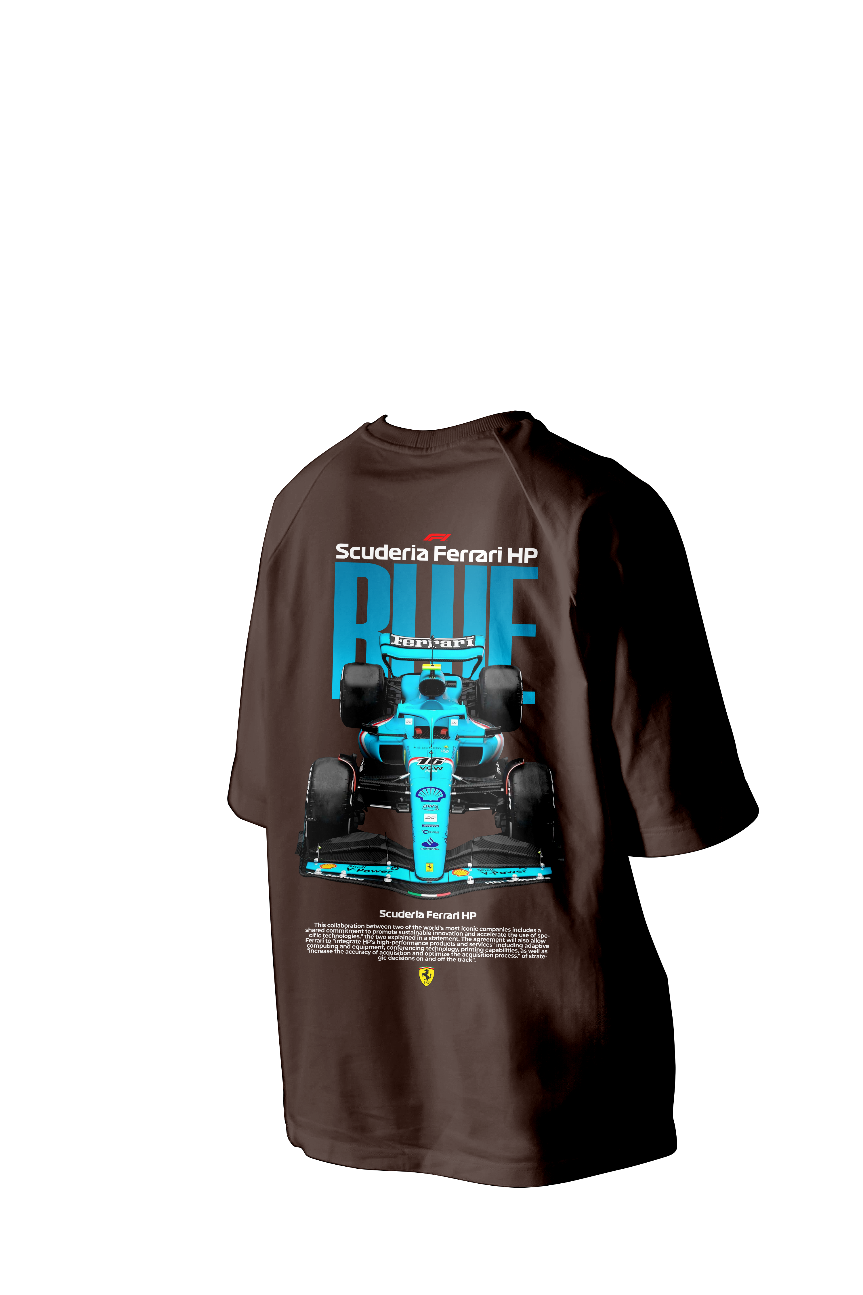 Scuderia Ferrari HP Printed Oversized Tee