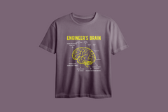 Engineer's Brain Oversized Printed T-Shirt