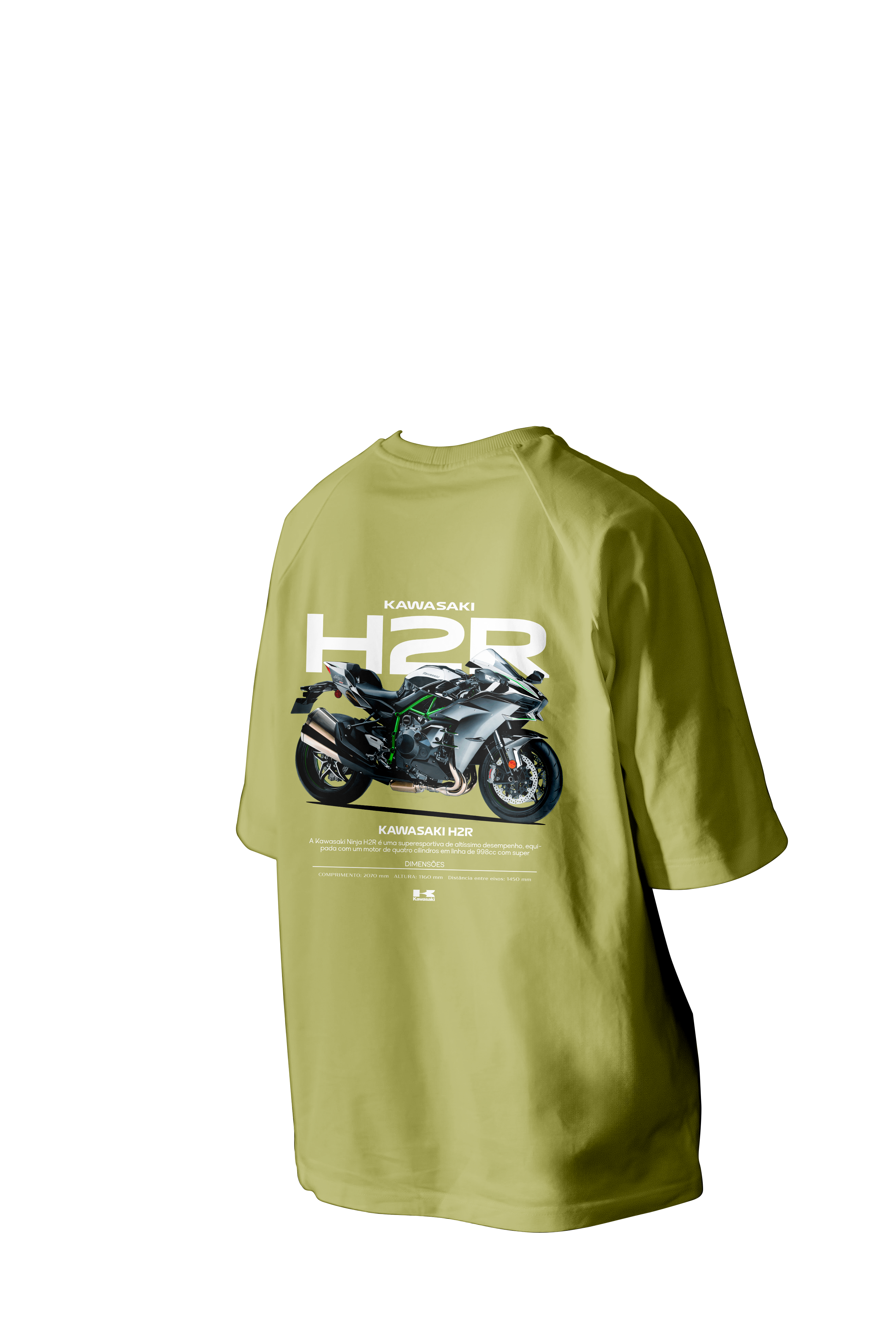 KAWASAKI H2R Printed Oversized Tee