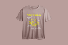 Engineer's Brain Oversized Printed T-Shirt