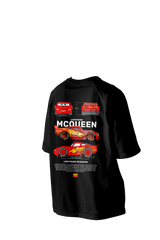 Lightning MCQUEEN Printed Oversized Tee