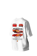 Lightning MCQUEEN Printed Oversized Tee