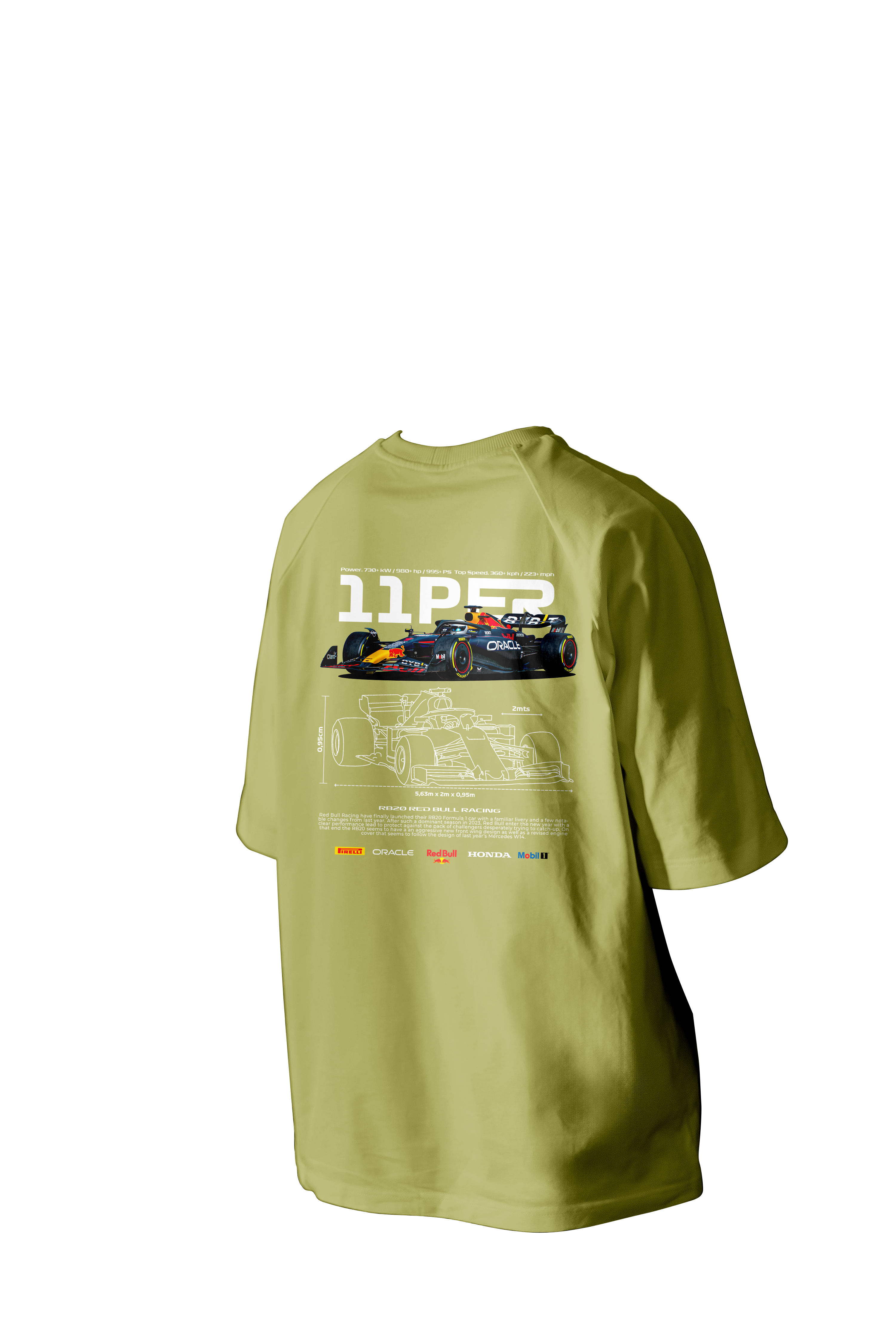 11 PER Printed Oversized Tee