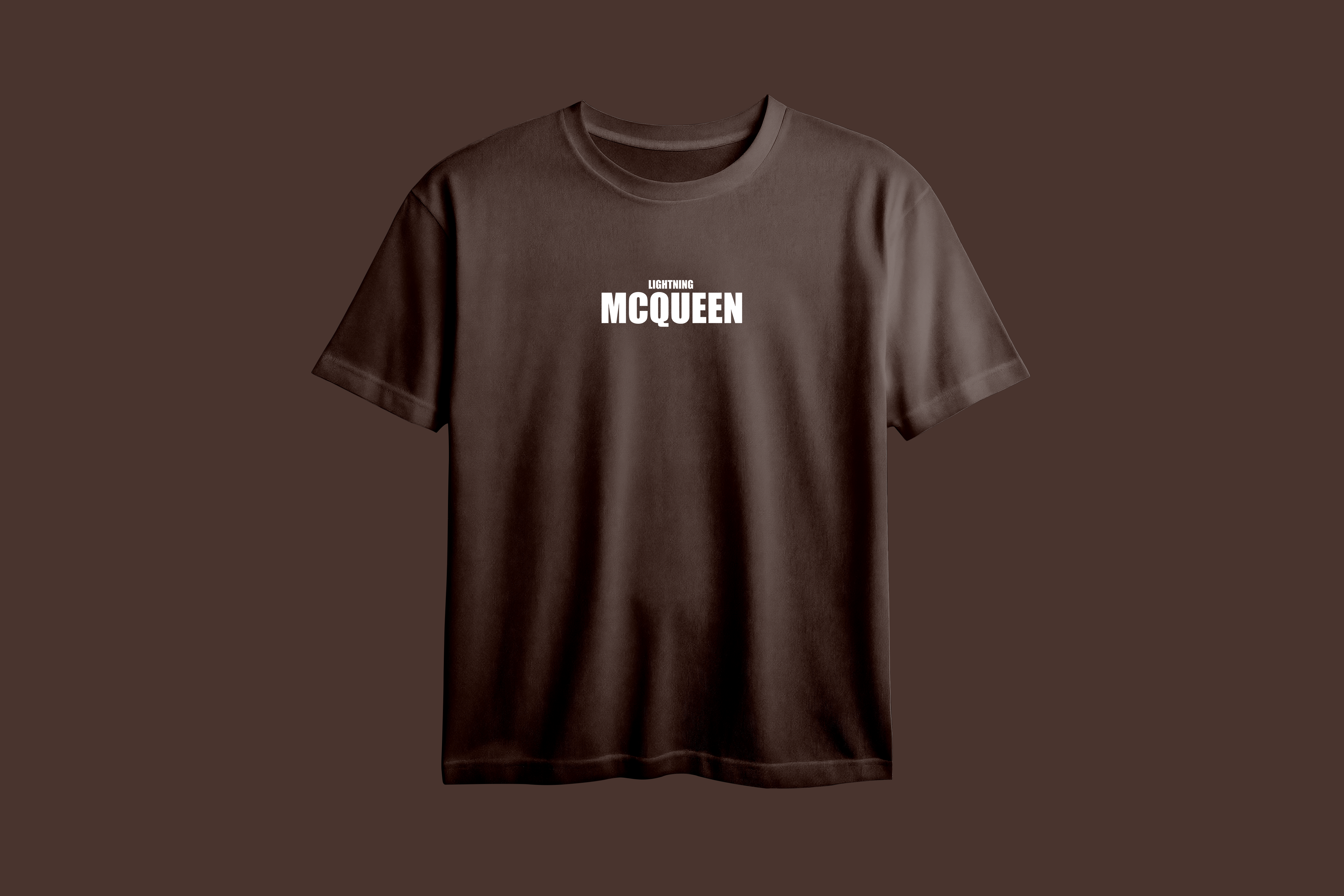 Lightning MCQUEEN Printed Oversized Tee