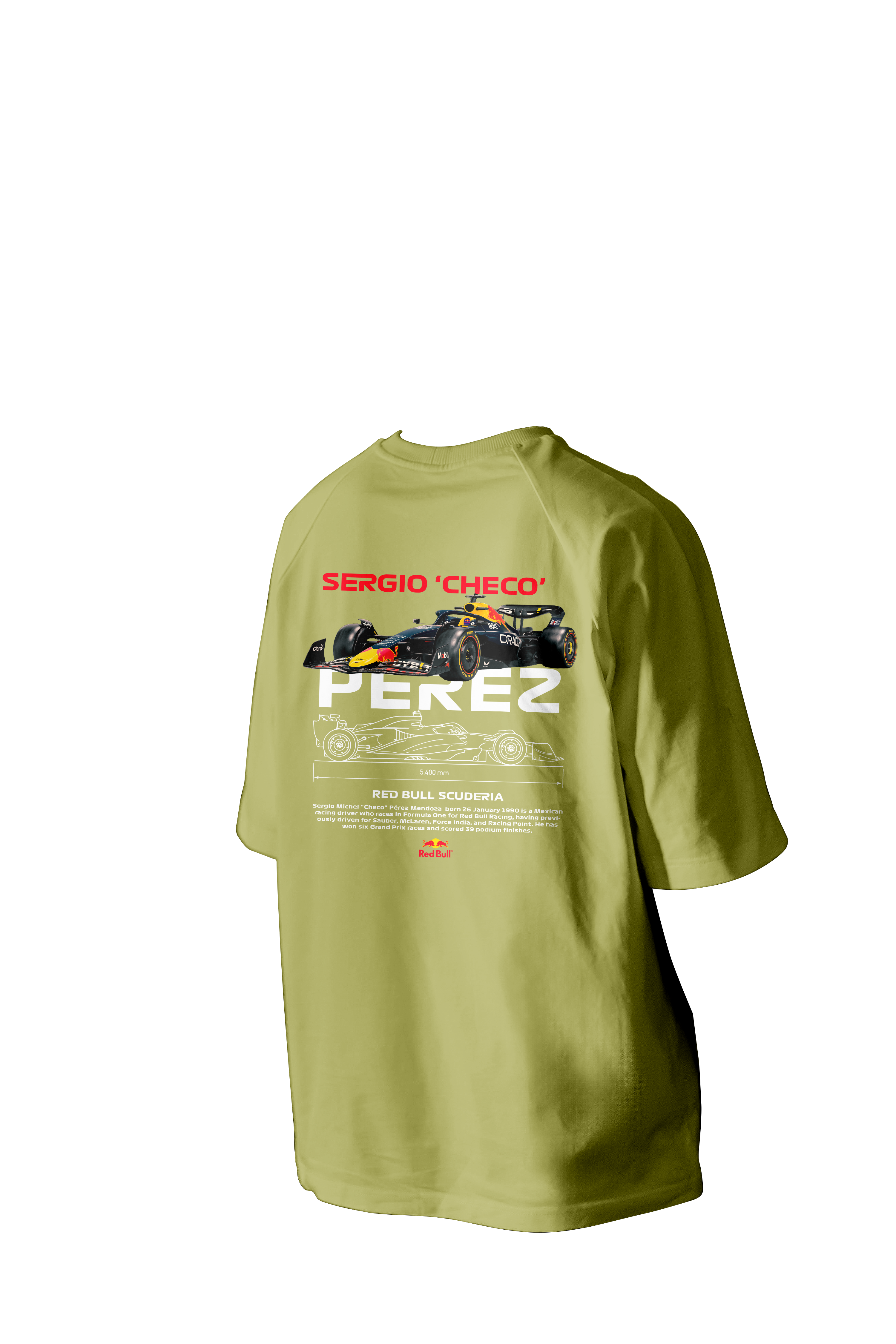 SERGIO 'CHECO' PEREZ Printed Oversized Tee