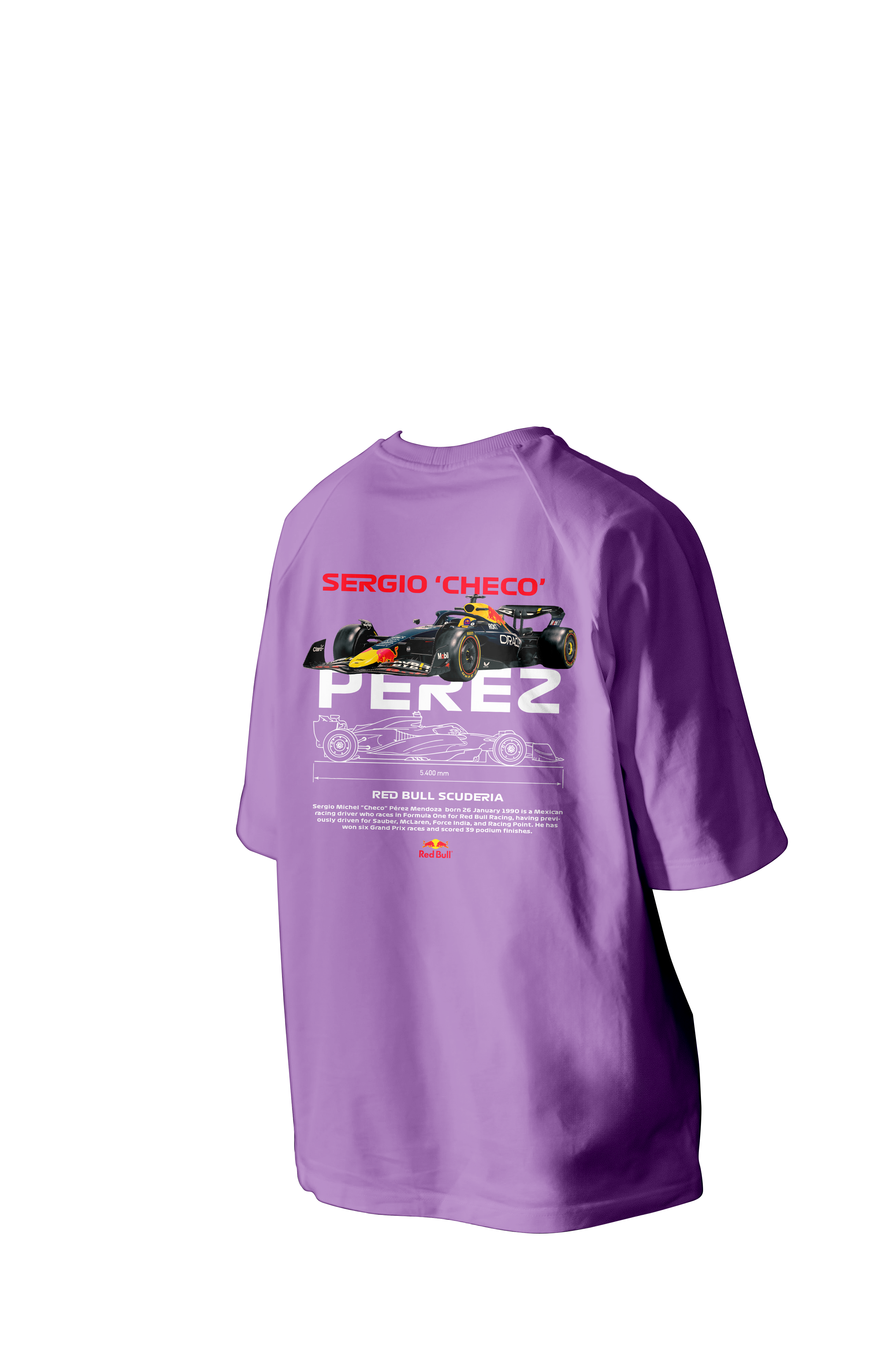 SERGIO 'CHECO' PEREZ Printed Oversized Tee