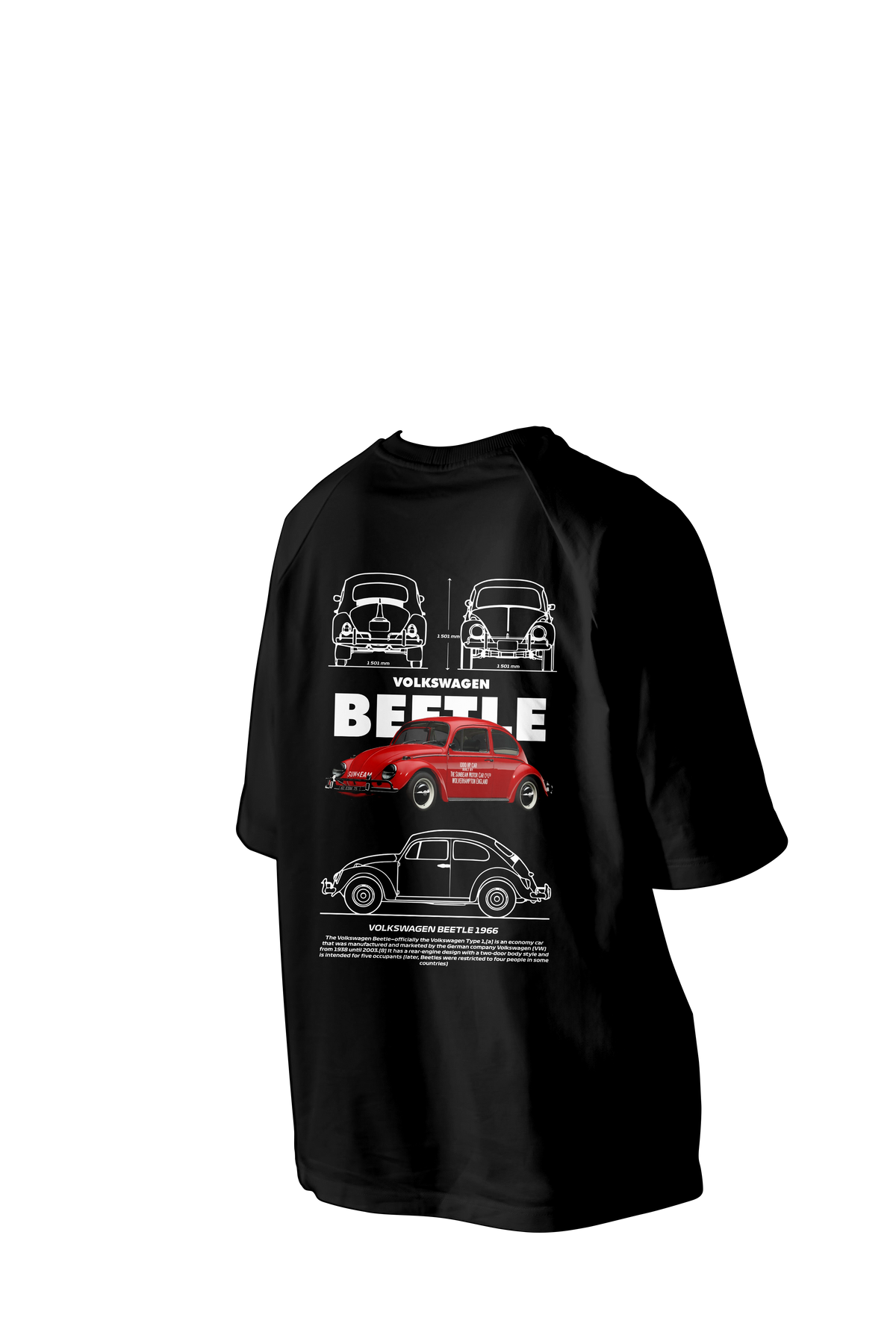 Volkswagen BEETLE 1996 Printed Oversized Tee