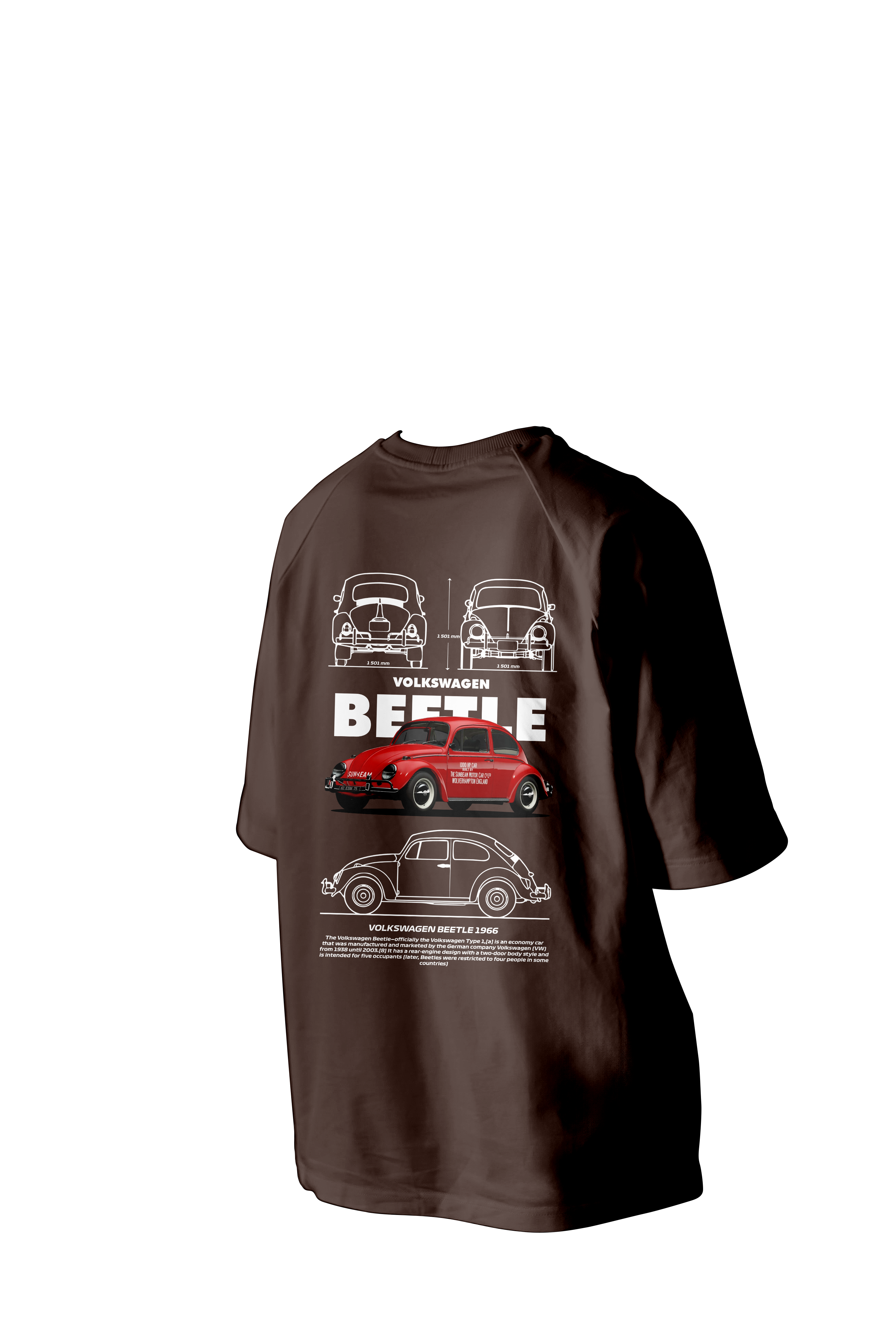 Volkswagen BEETLE 1996 Printed Oversized Tee