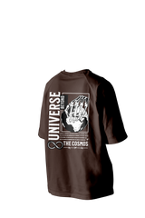 Universe Beyond The Cosmos Printed Oversized Tee