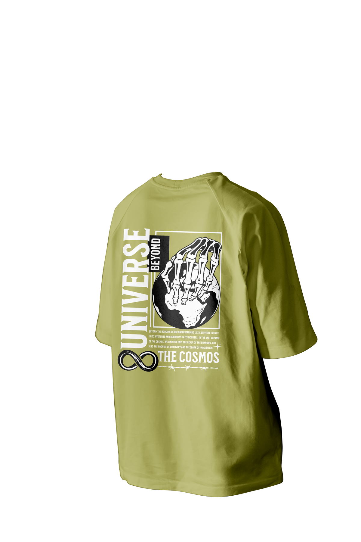 Universe Beyond The Cosmos Printed Oversized Tee