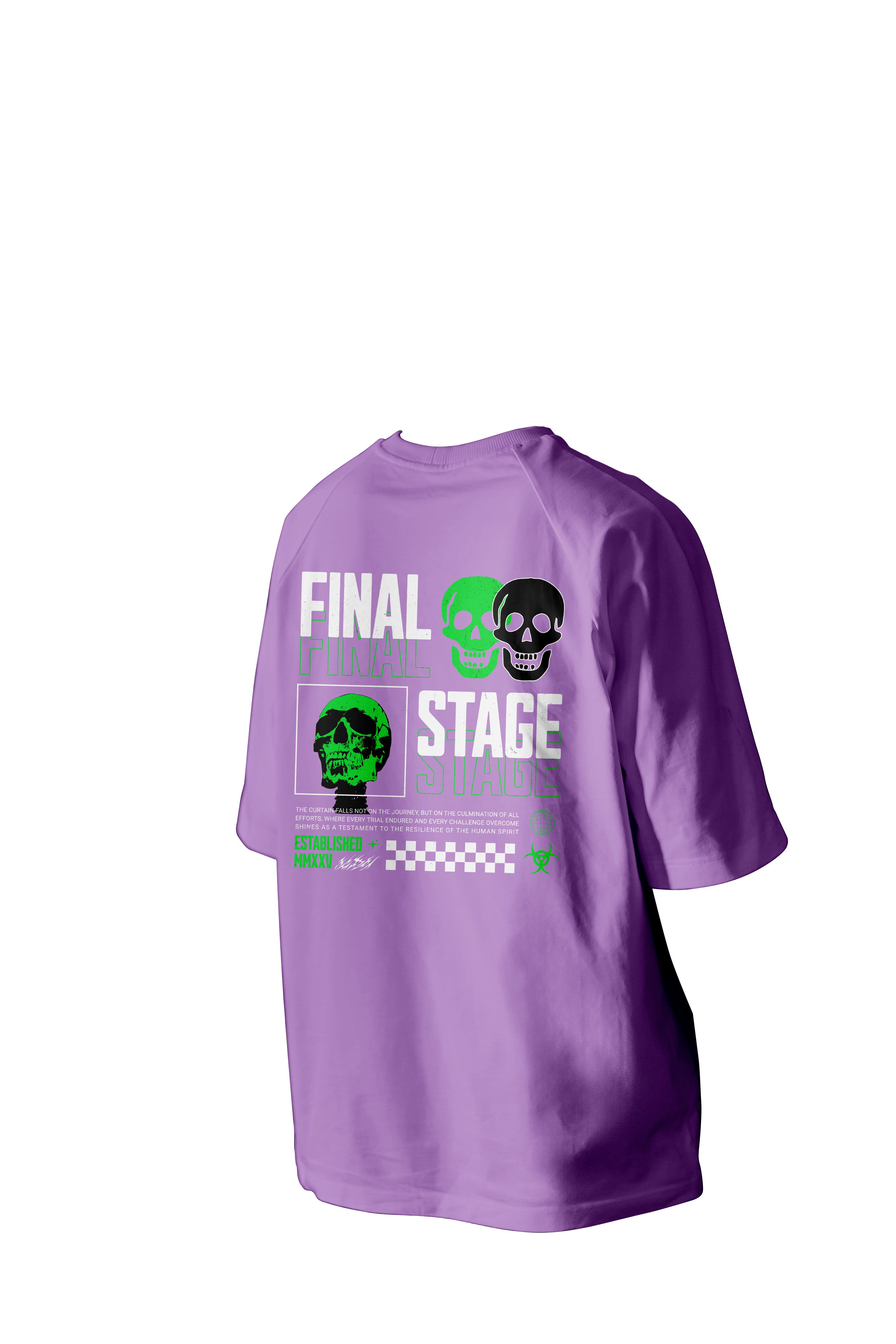 Established MMXXV Printed Oversized Tee