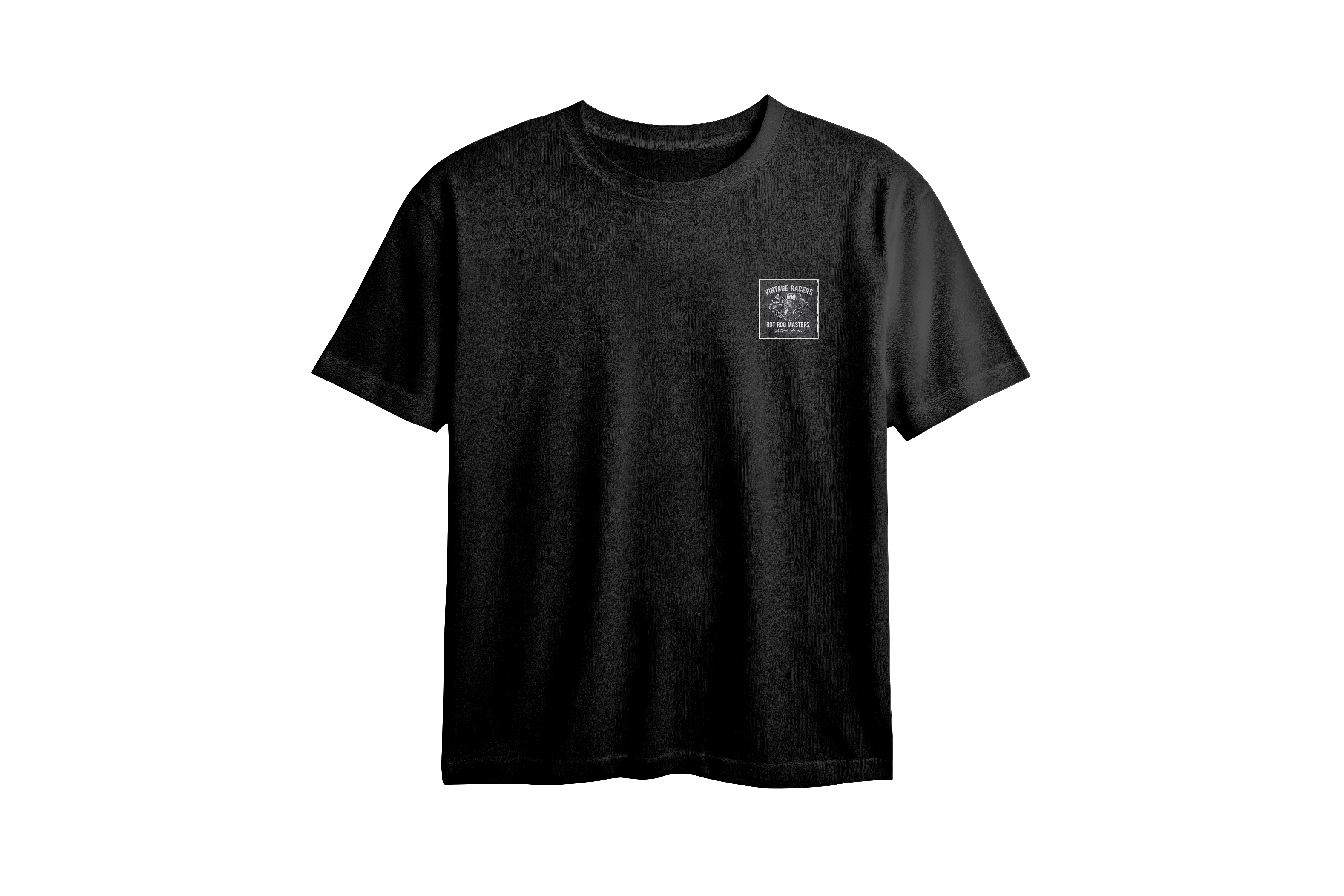 Vintage Racers Chest Printed Oversized Tee