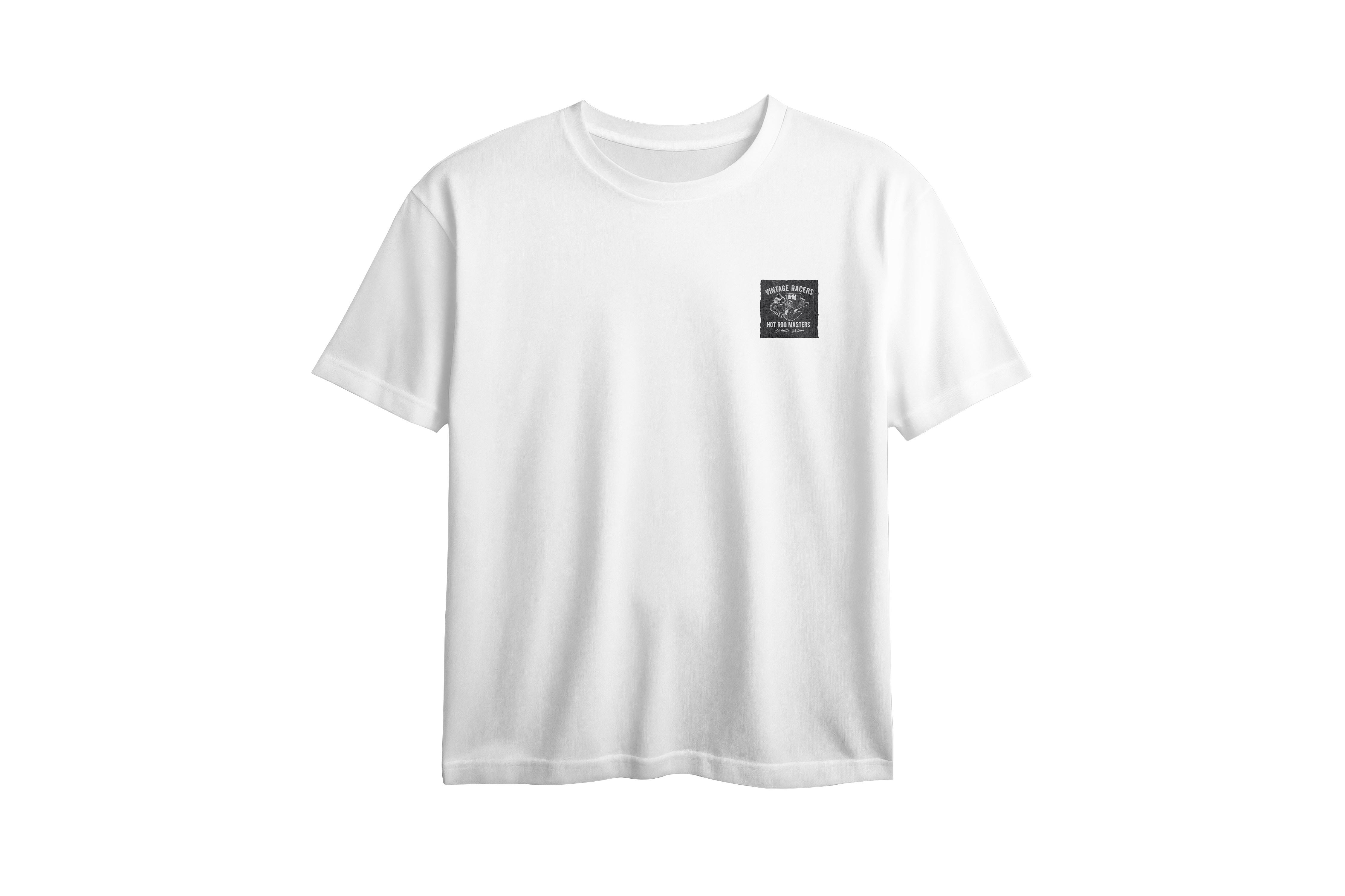 Vintage Racers Chest Printed Oversized Tee