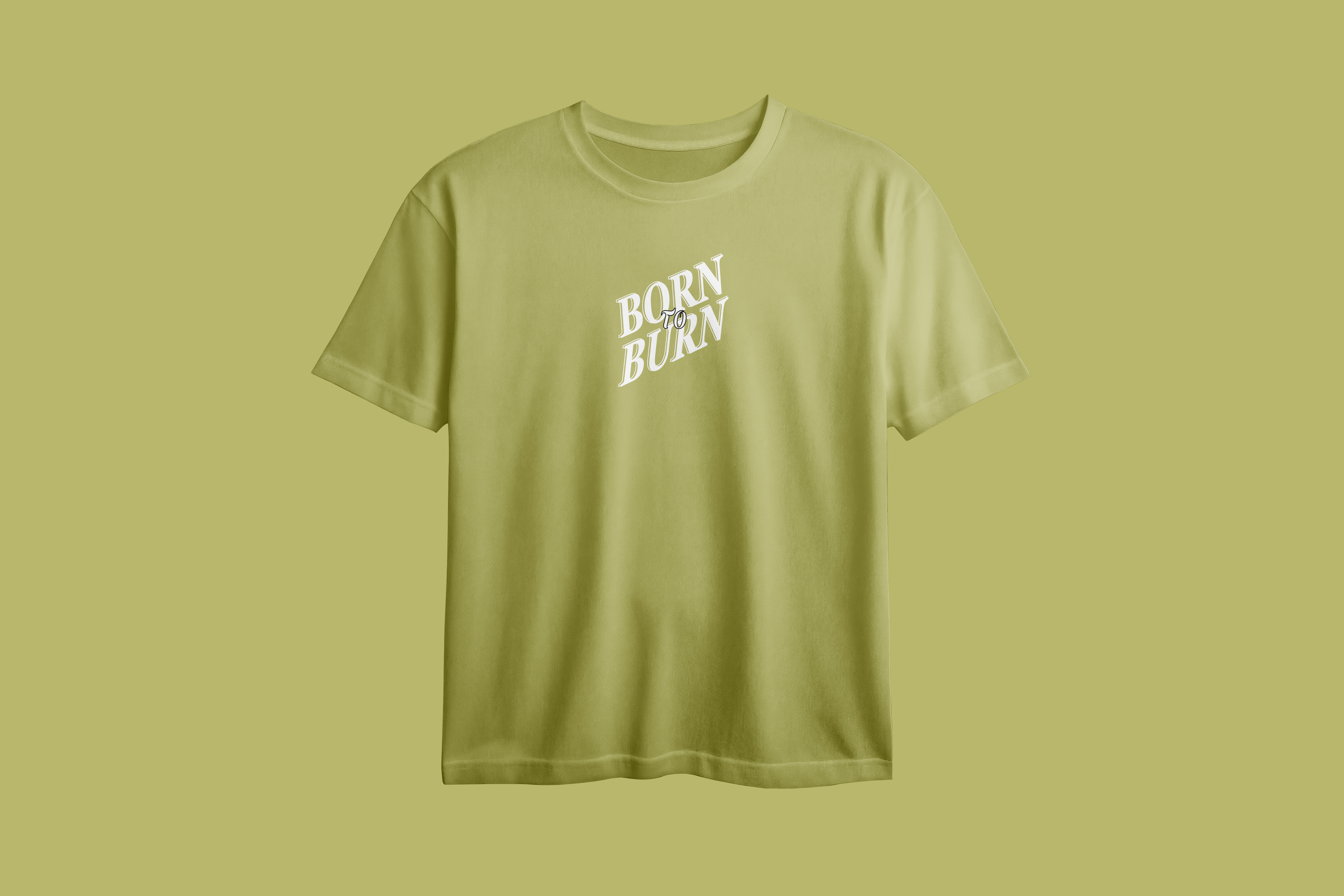 Born to Burn Dragon Printed Oversized Tee