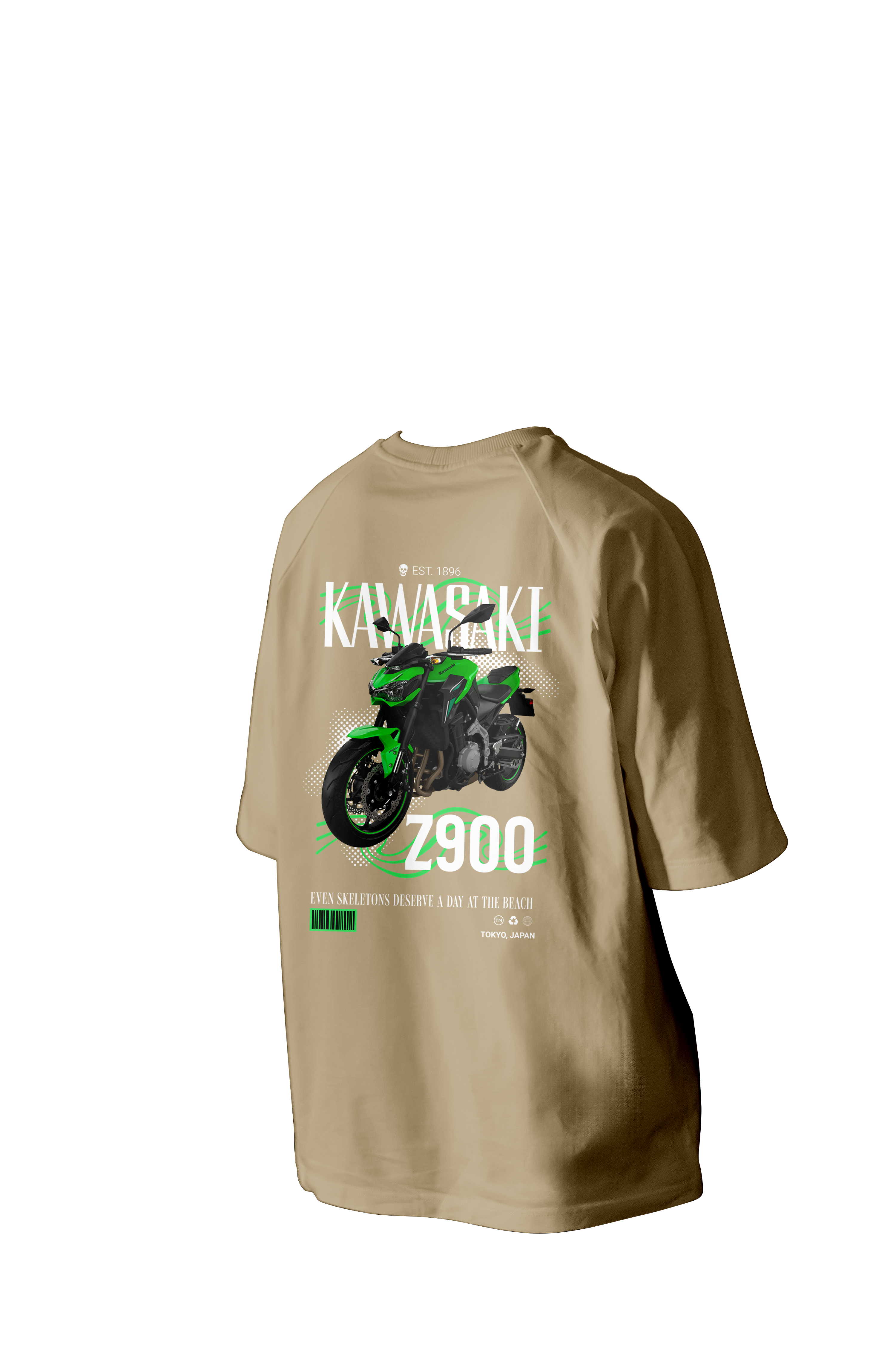 KAWASAKI Z900 Printed Oversized Tee