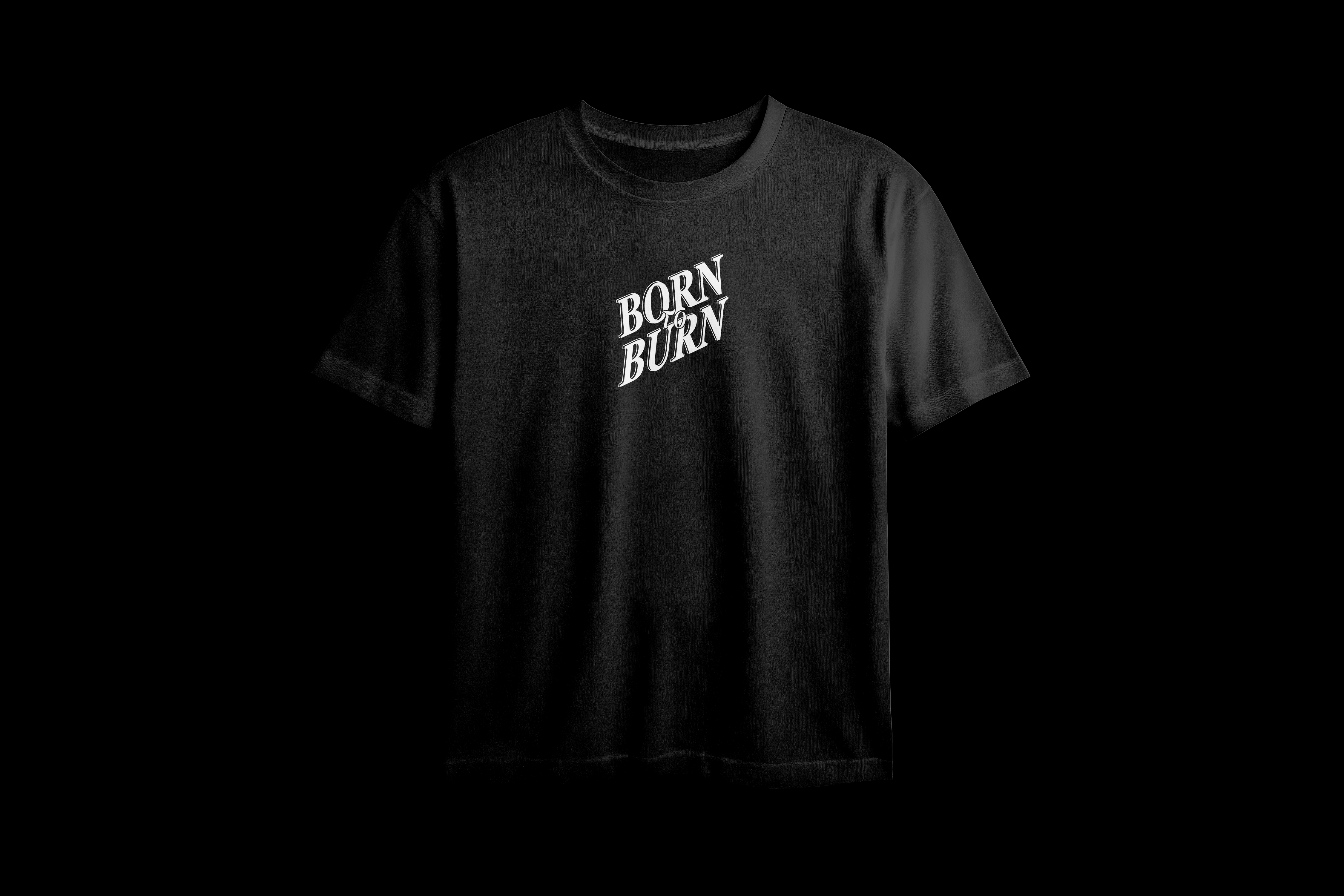 Born to Burn Dragon Printed Oversized Tee