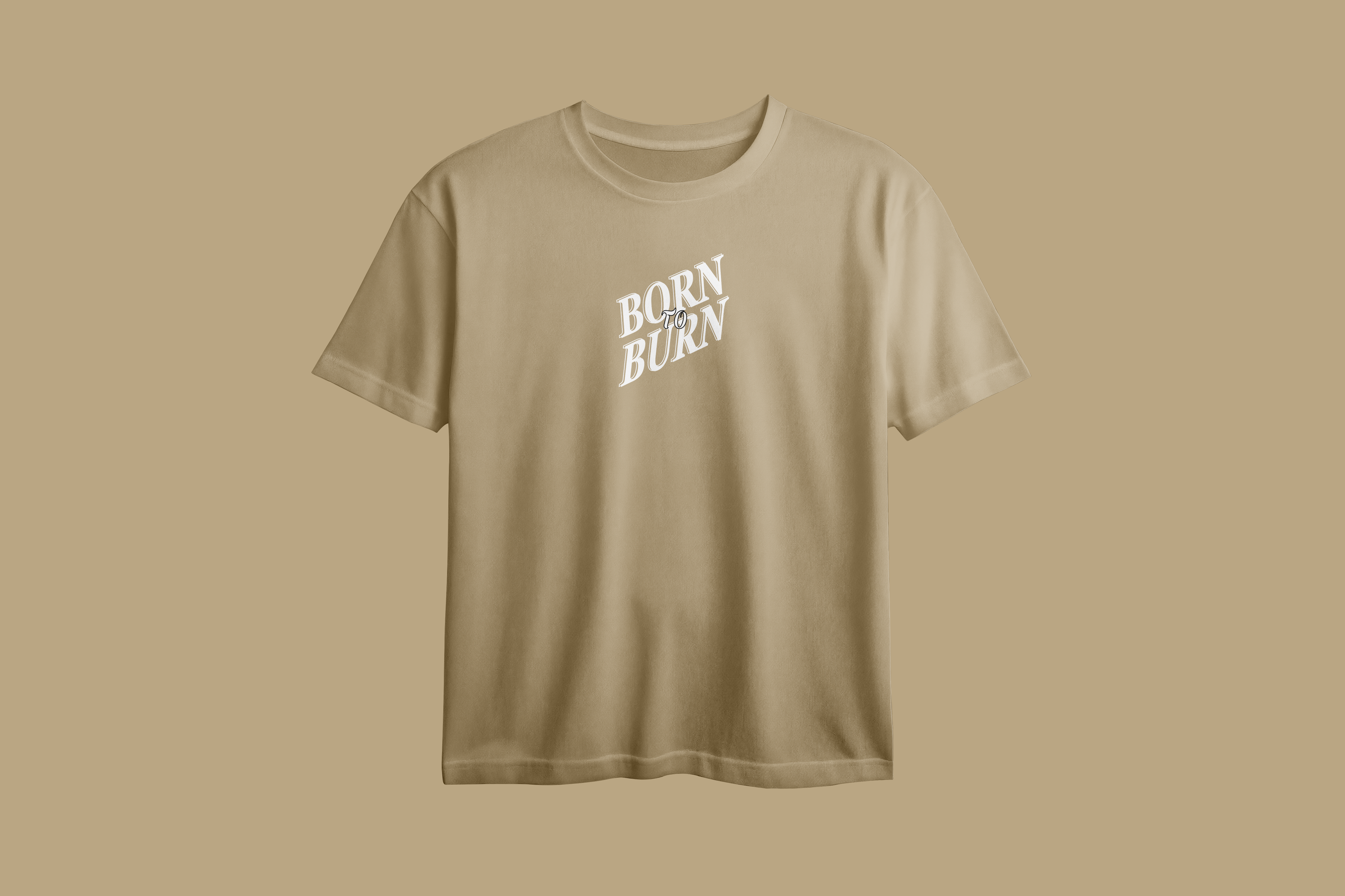 Born to Burn Dragon Printed Oversized Tee