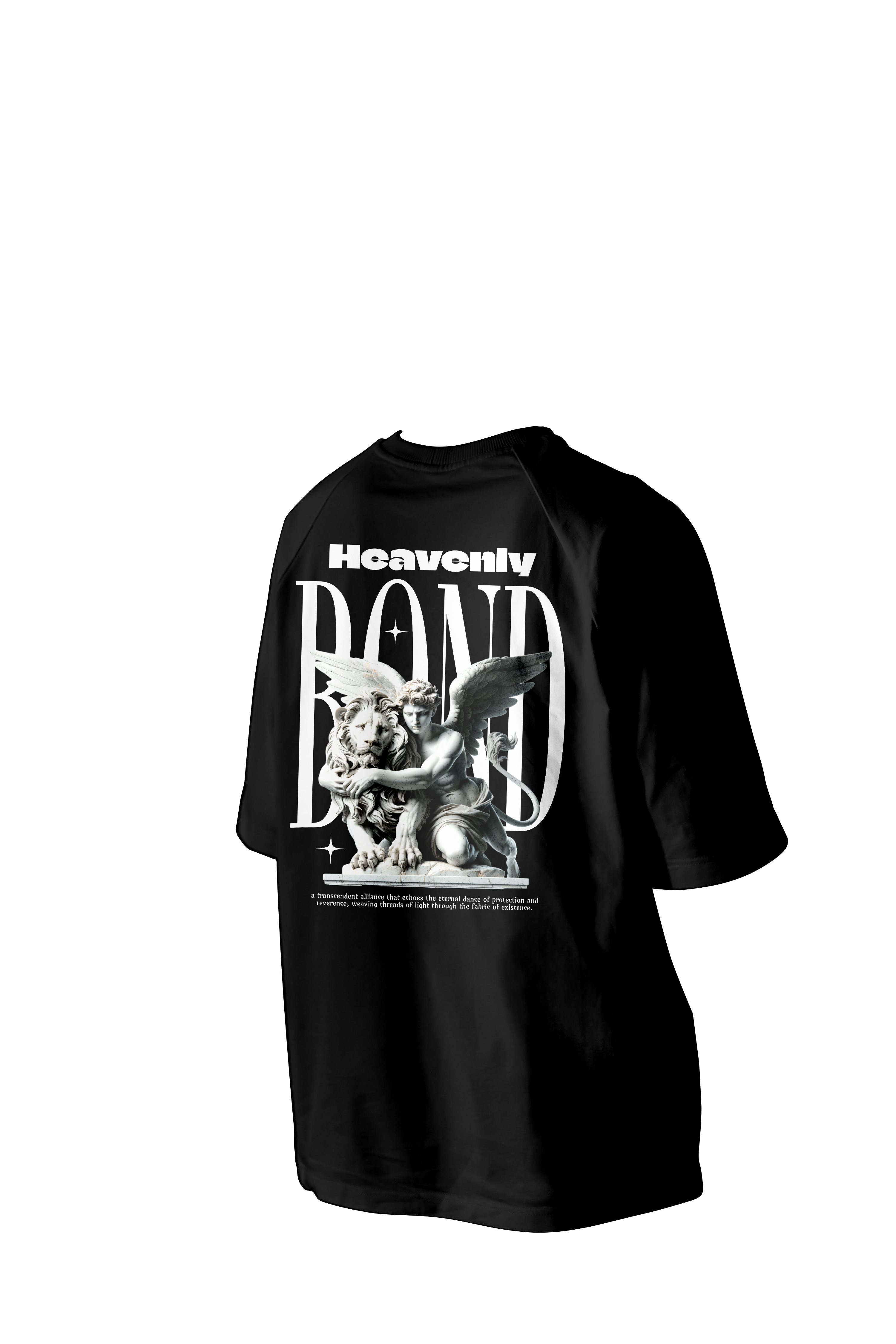 Heavenly Bond Printed Oversized Tee