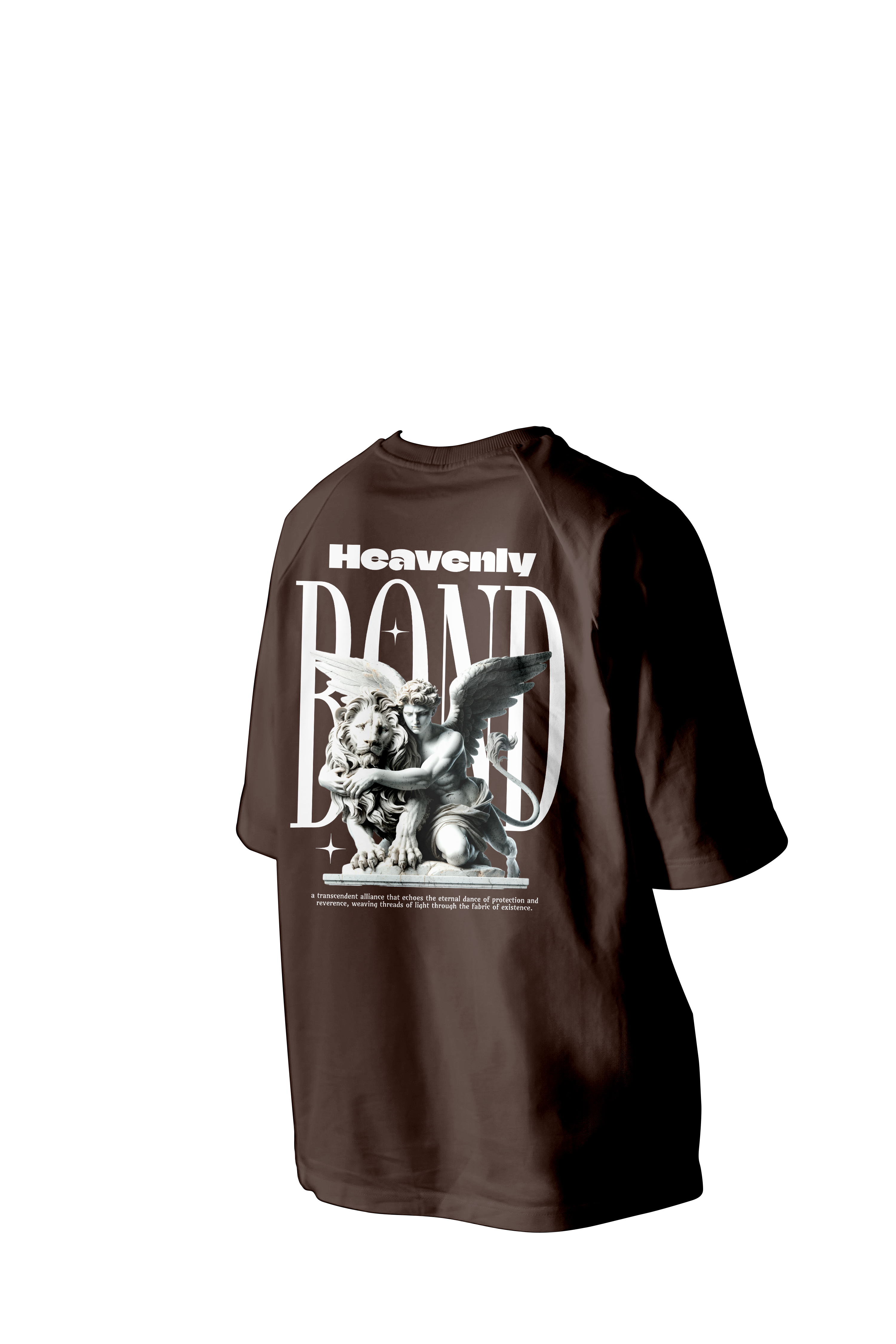 Heavenly Bond Printed Oversized Tee