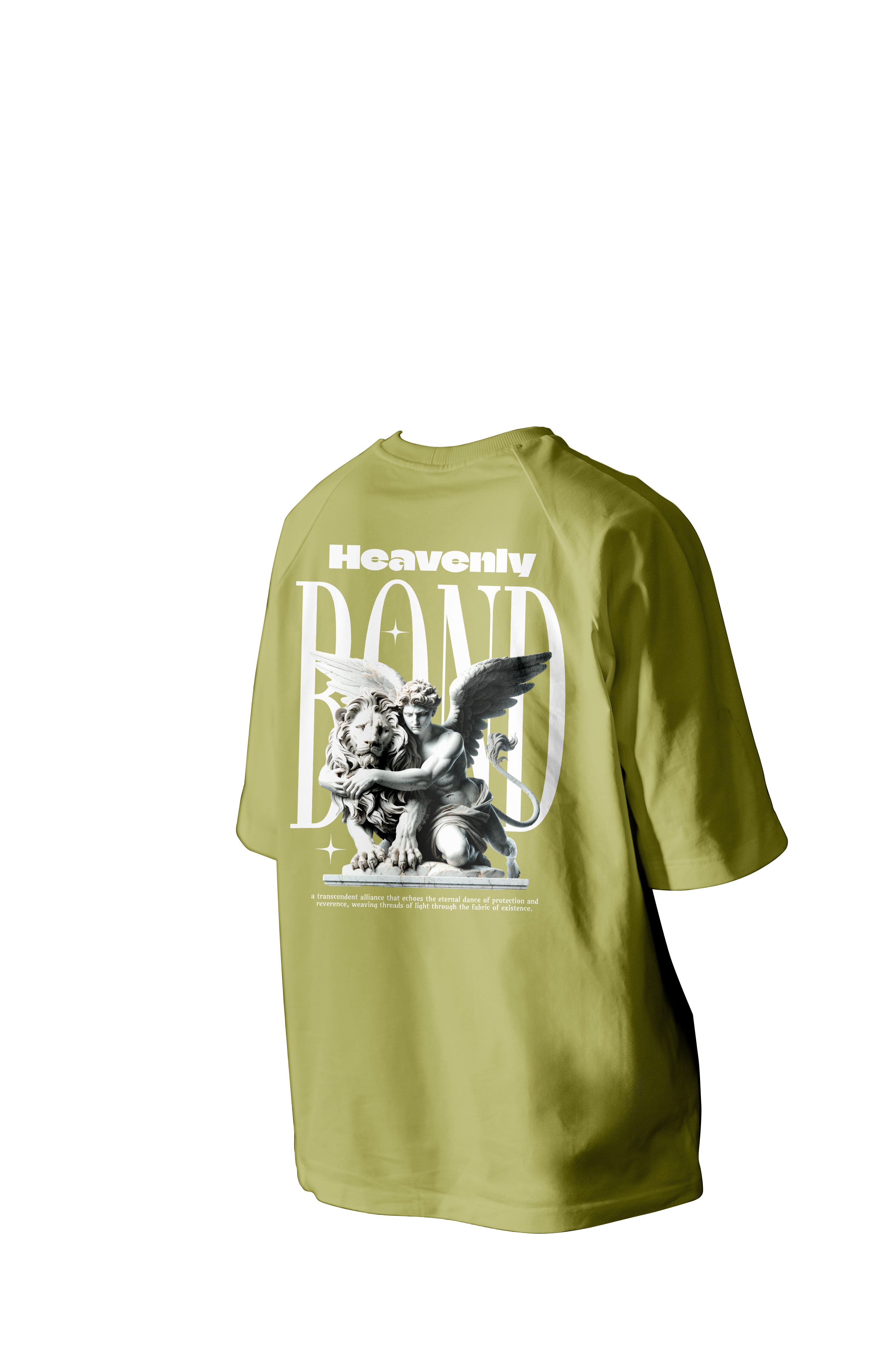 Heavenly Bond Printed Oversized Tee