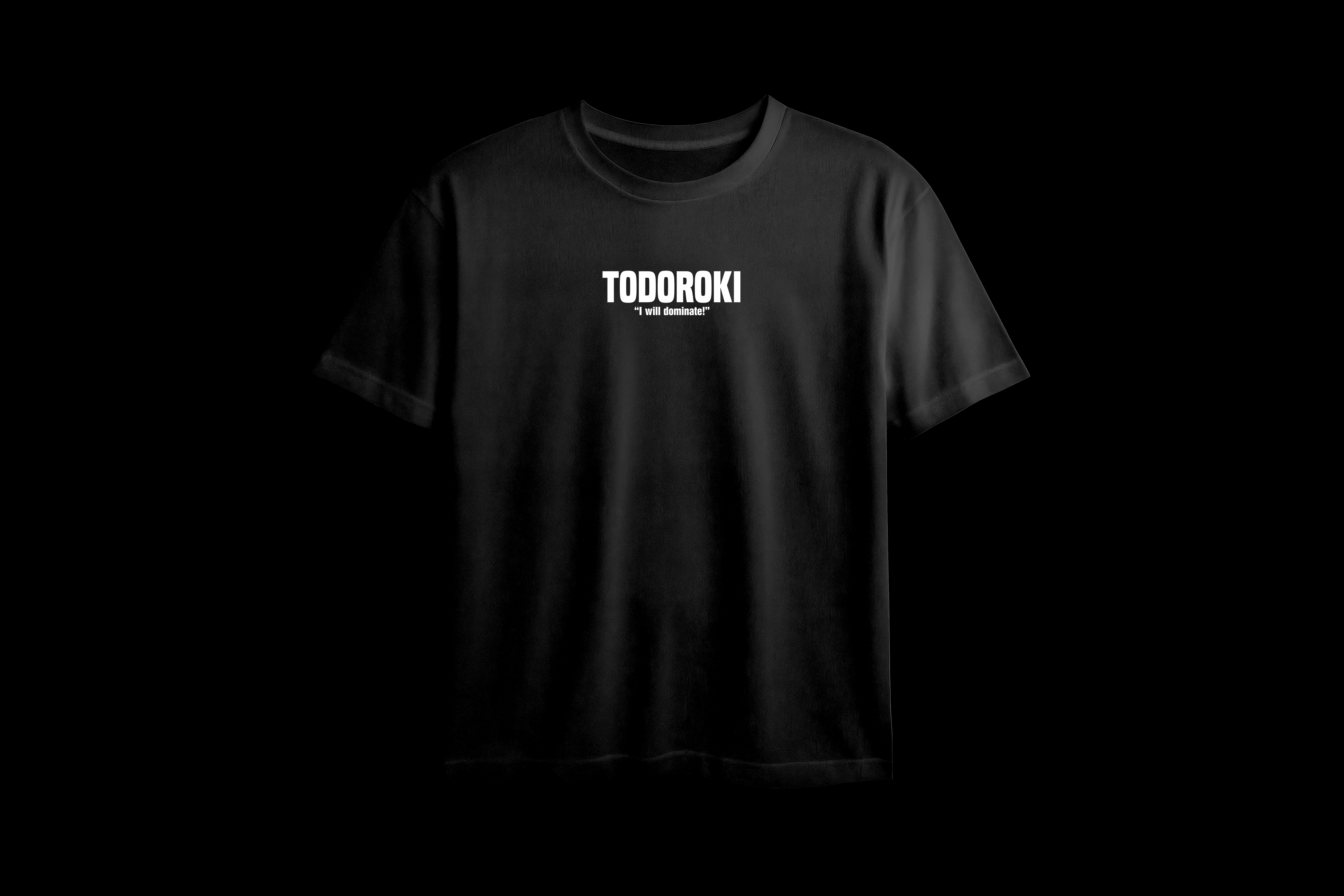 TODOROKI Printed Oversized Tee