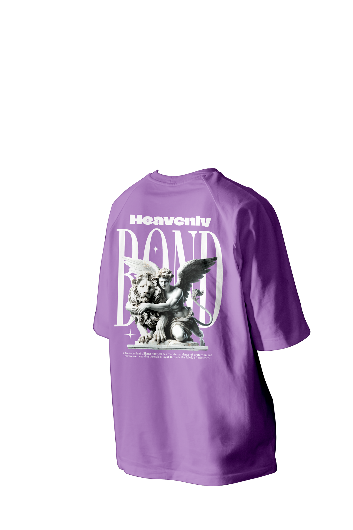 Heavenly Bond Printed Oversized Tee