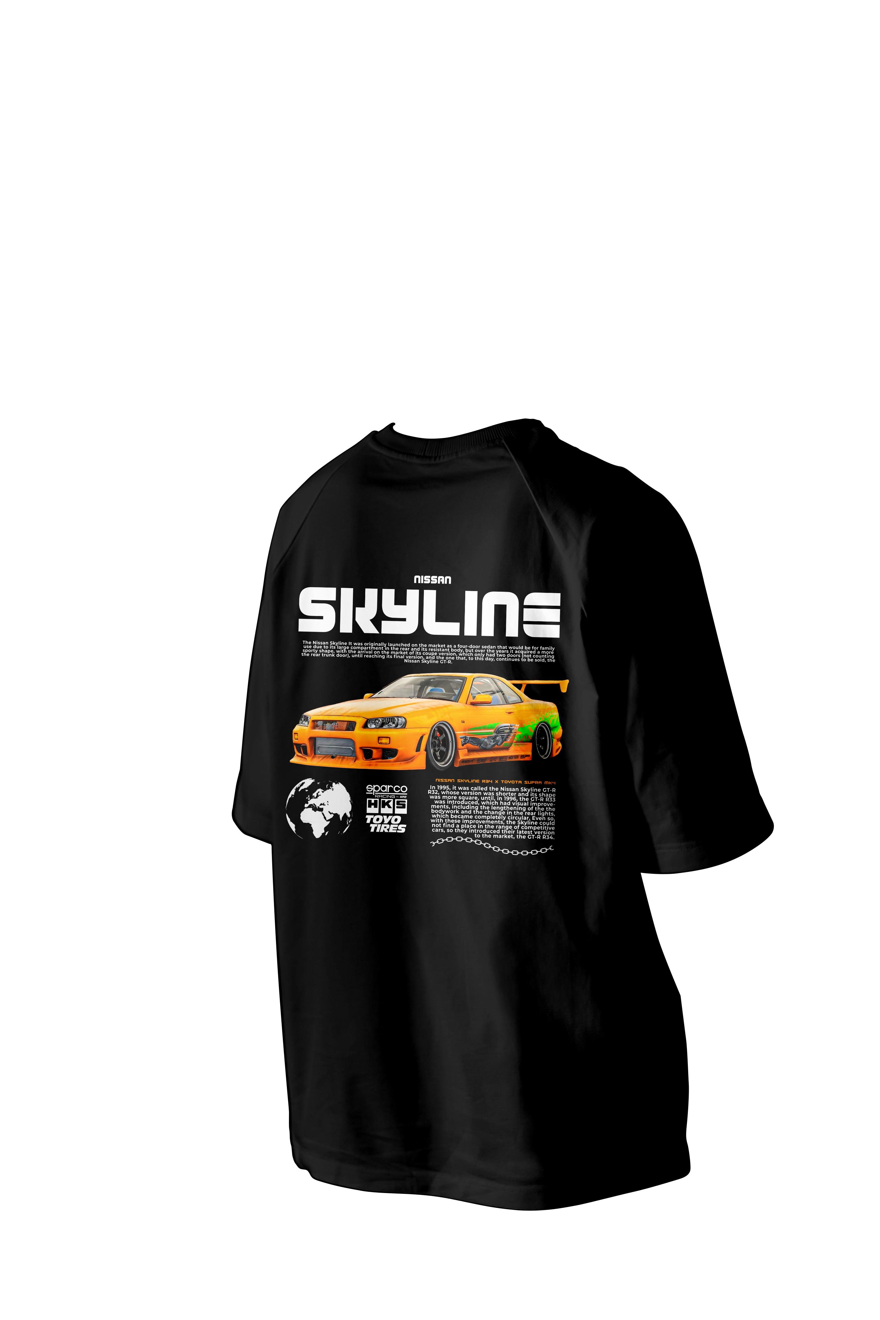 Nissan Skyline Printed Oversized Tee