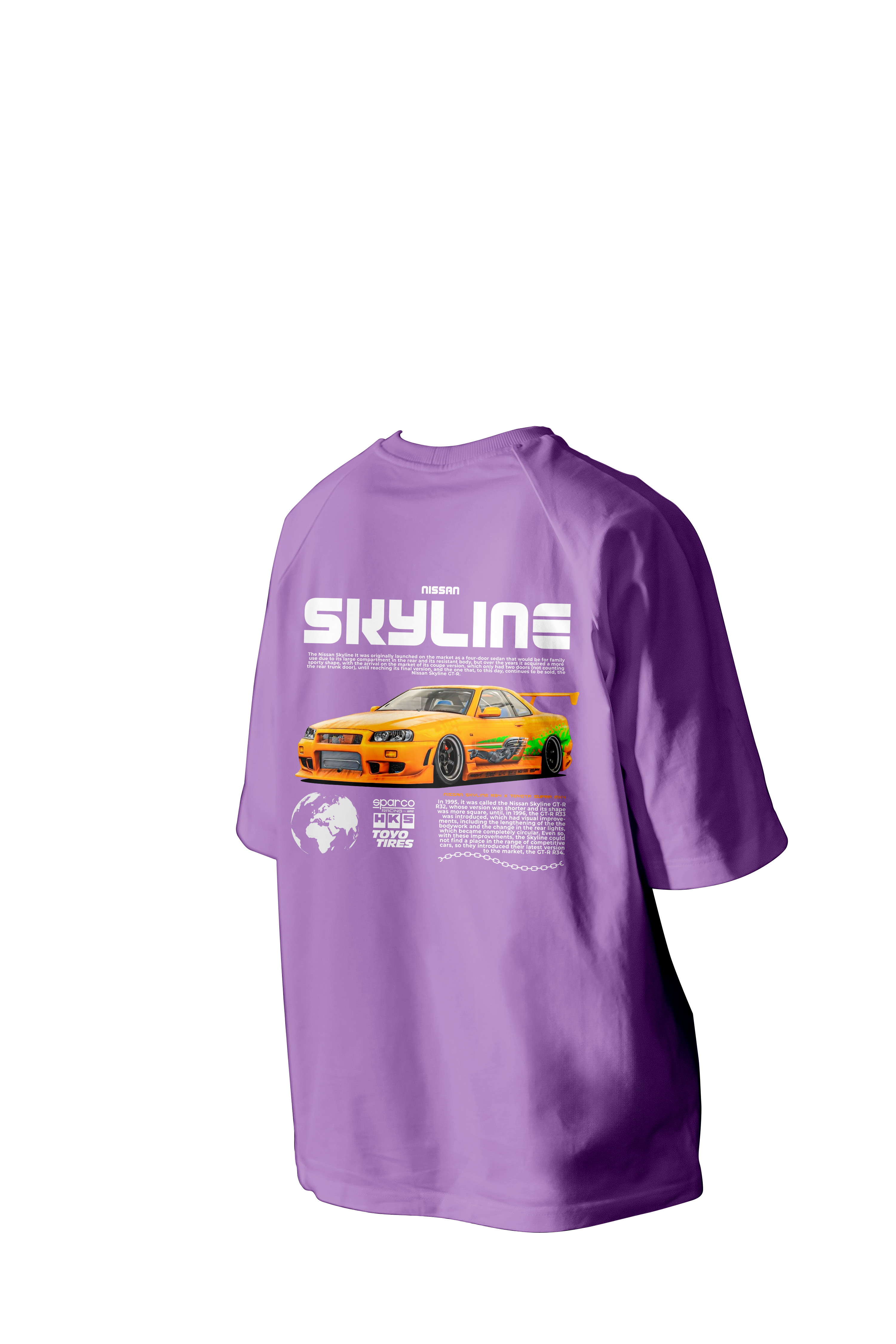 Nissan Skyline Printed Oversized Tee