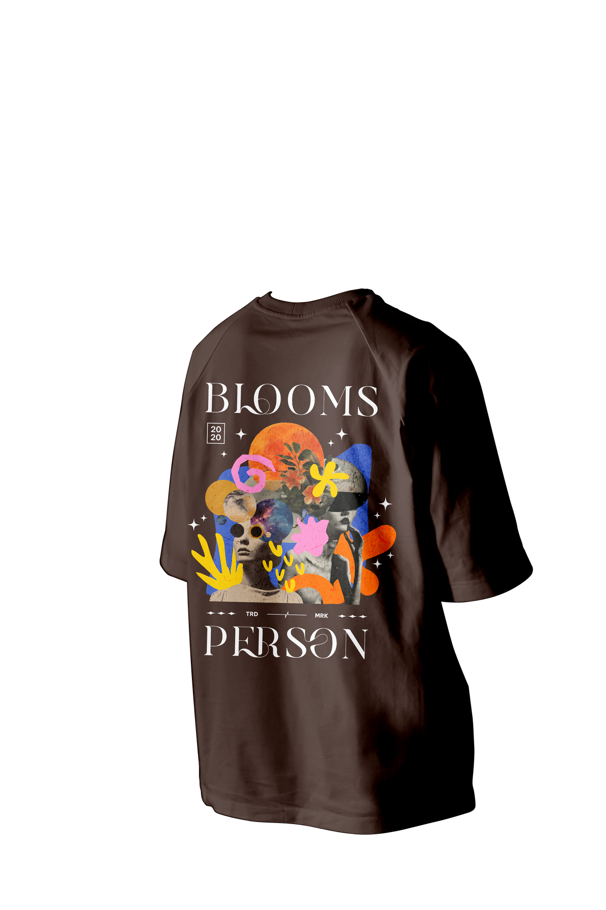 Blooms Person Printed Oversized Tee