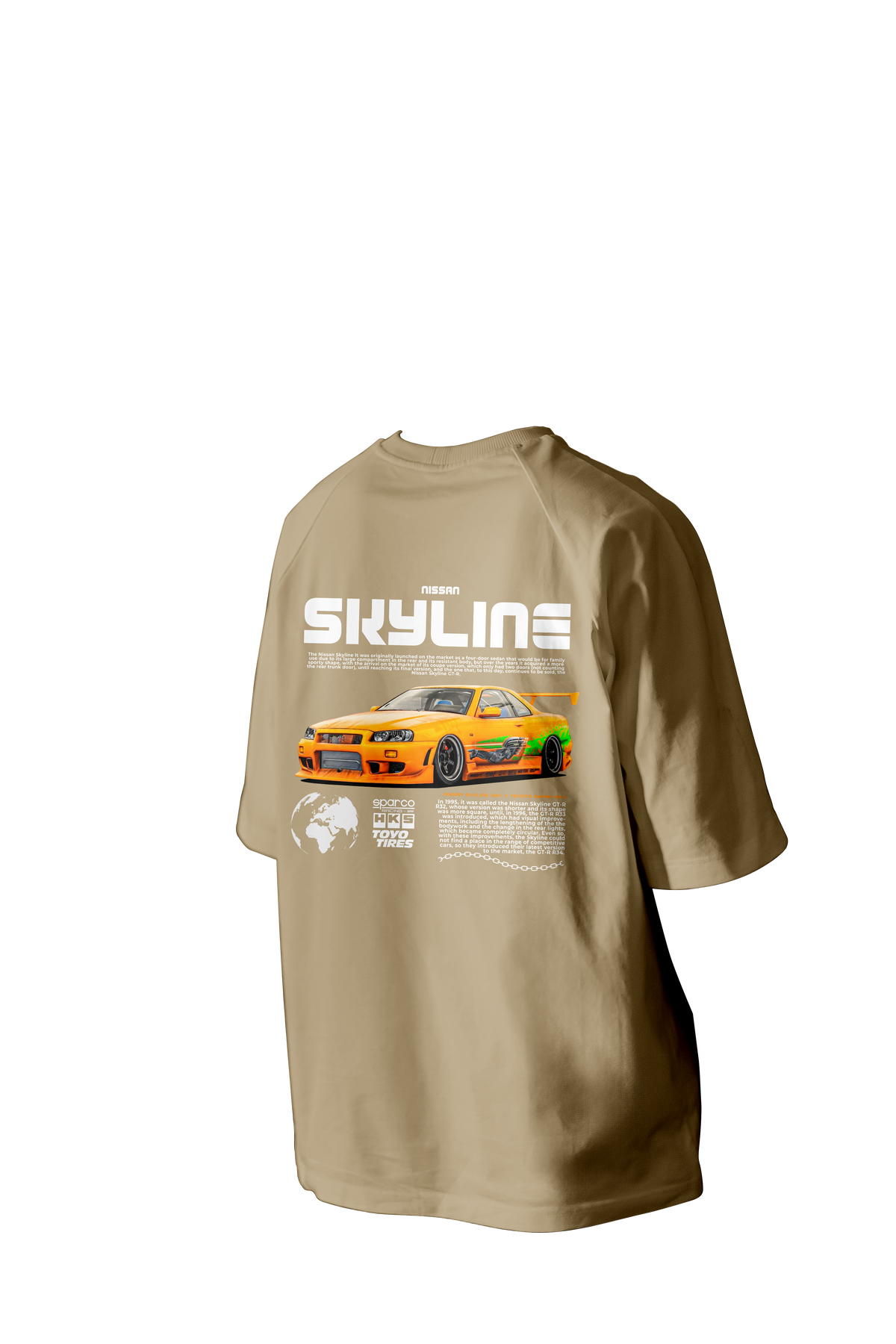 Nissan Skyline Printed Oversized Tee