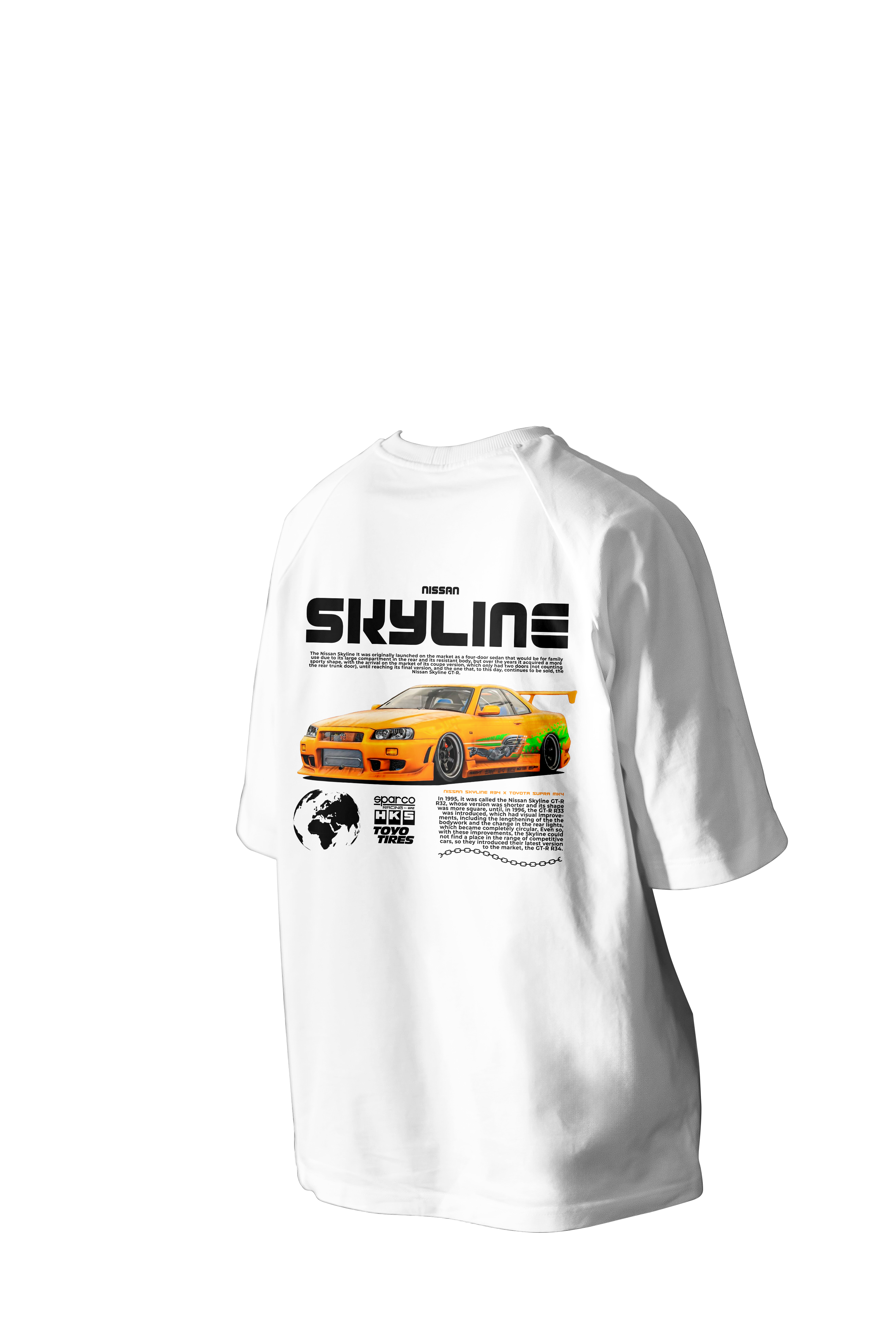 Nissan Skyline Printed Oversized Tee