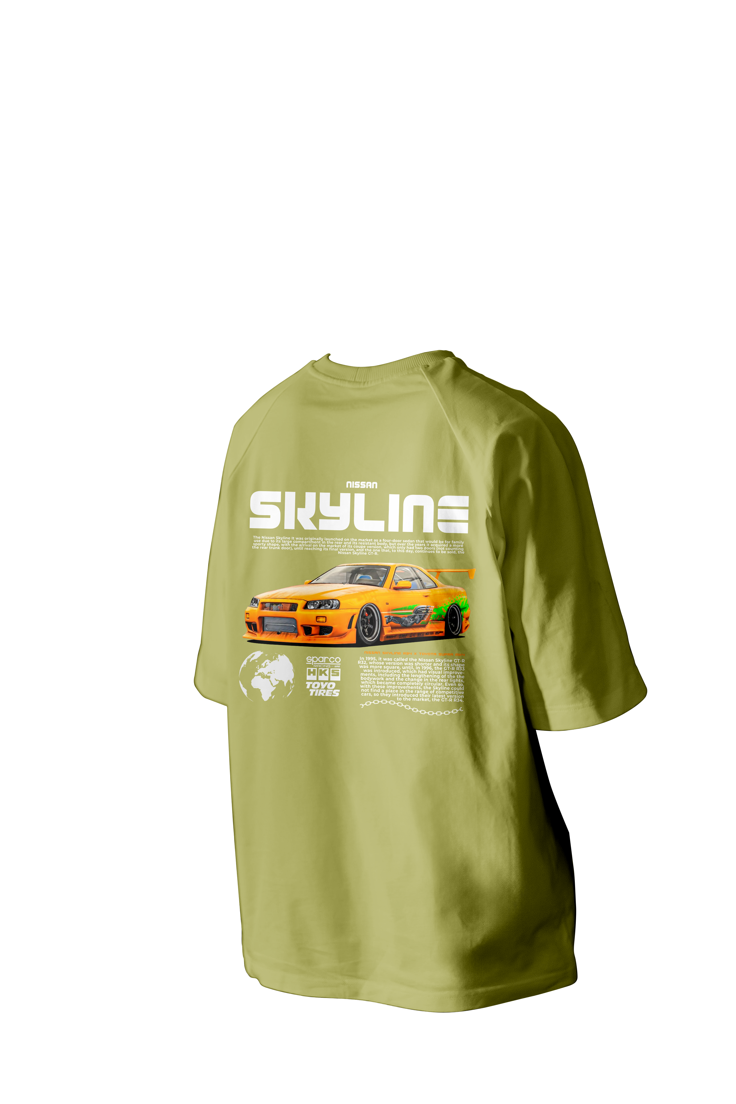 Nissan Skyline Printed Oversized Tee