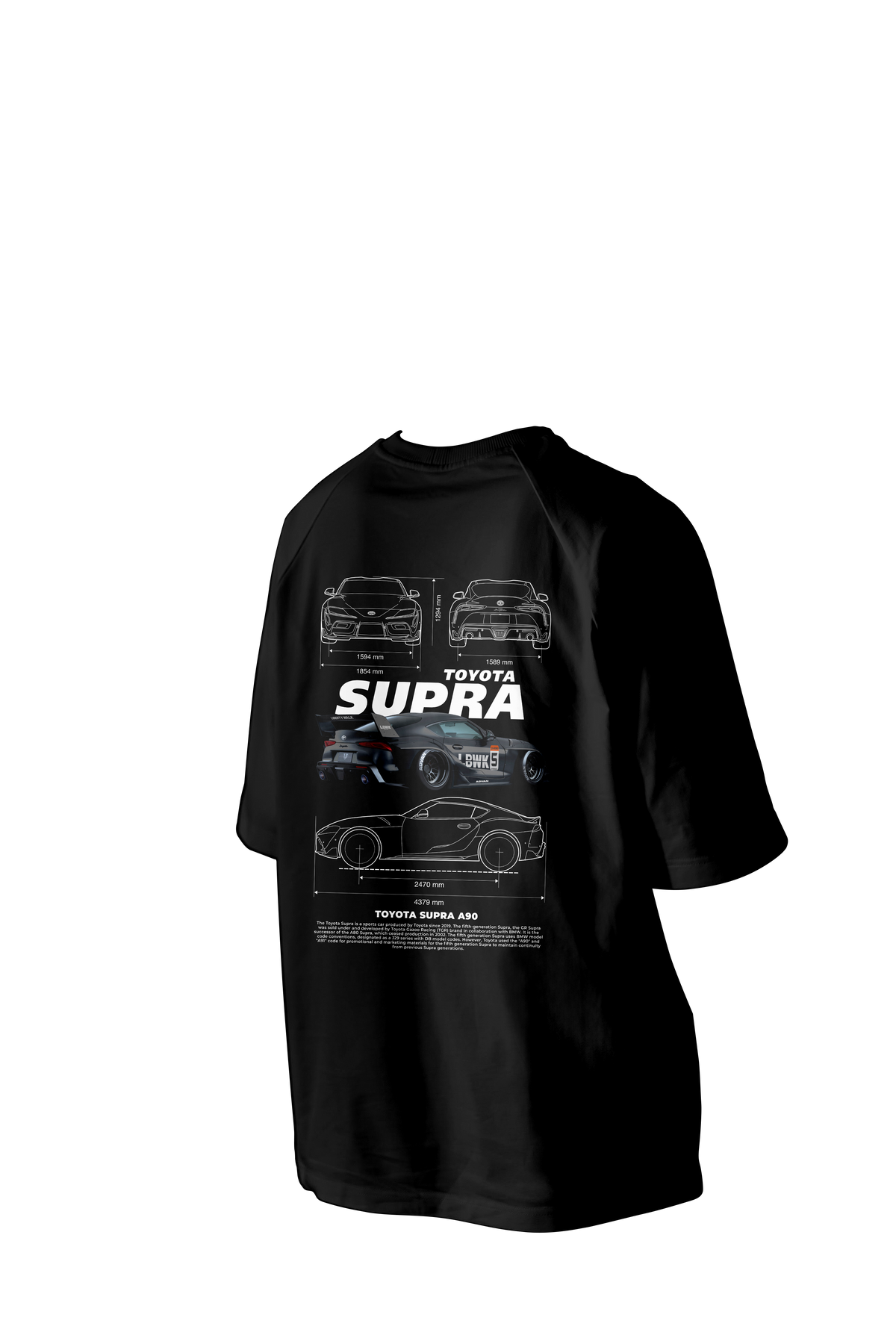 Toyota Supra A90 Printed Oversized Tee