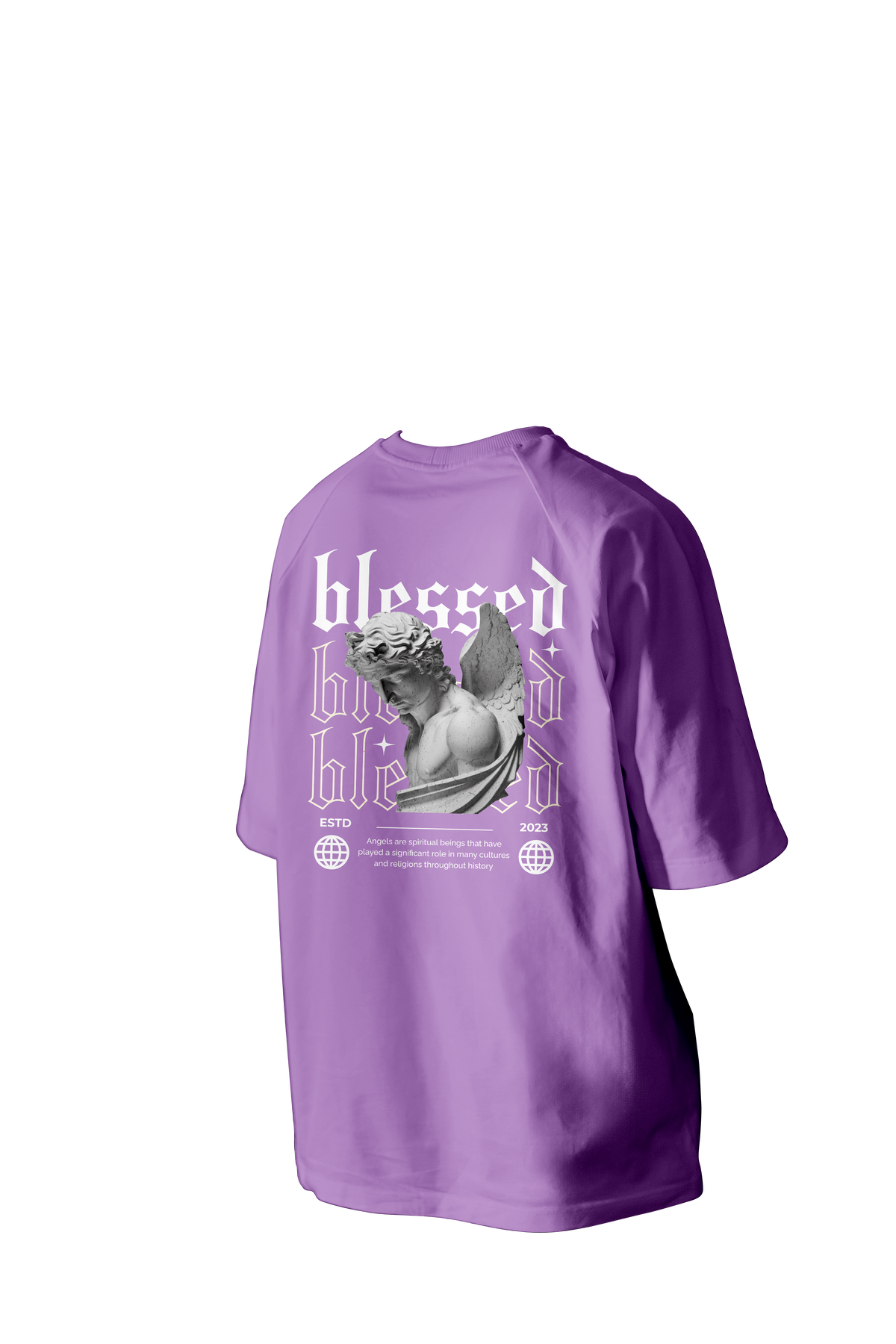 Blessed Printed Oversized Tee