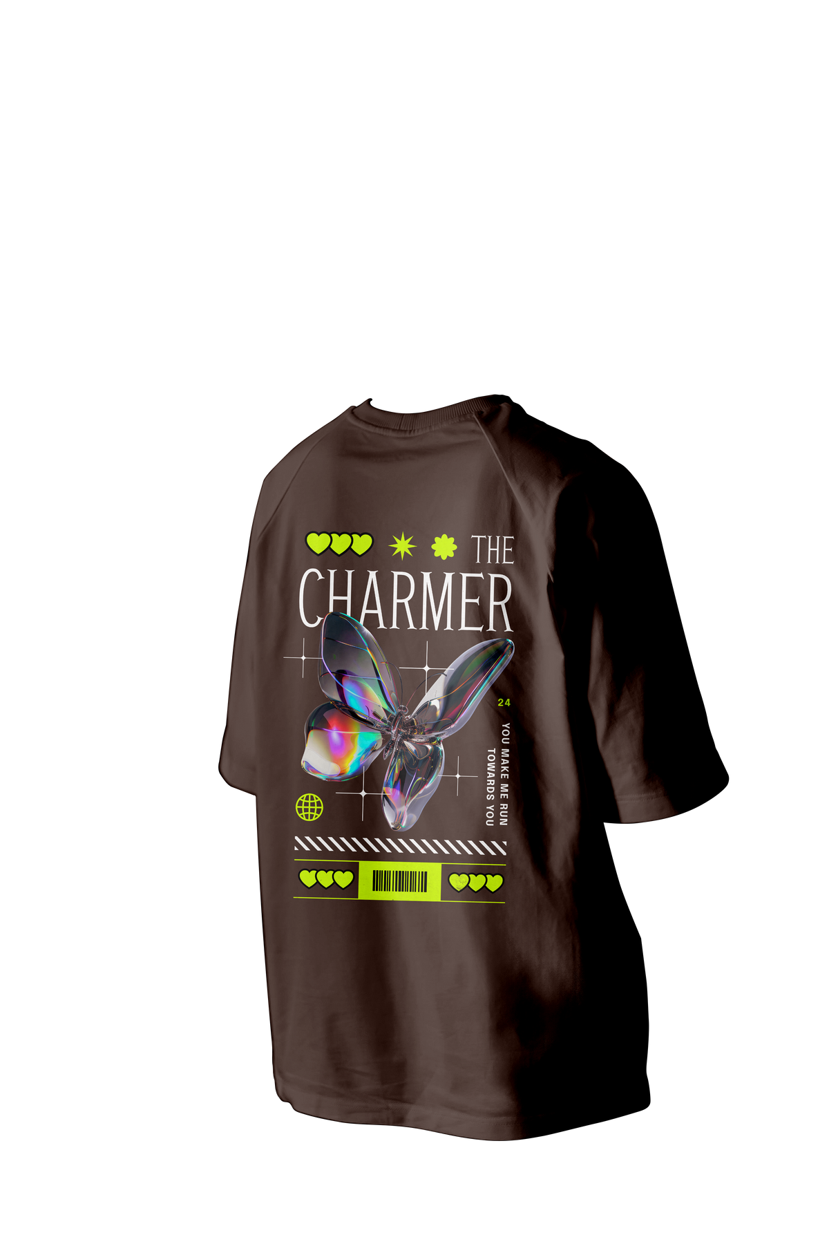 The Charmer Printed Oversized Tee