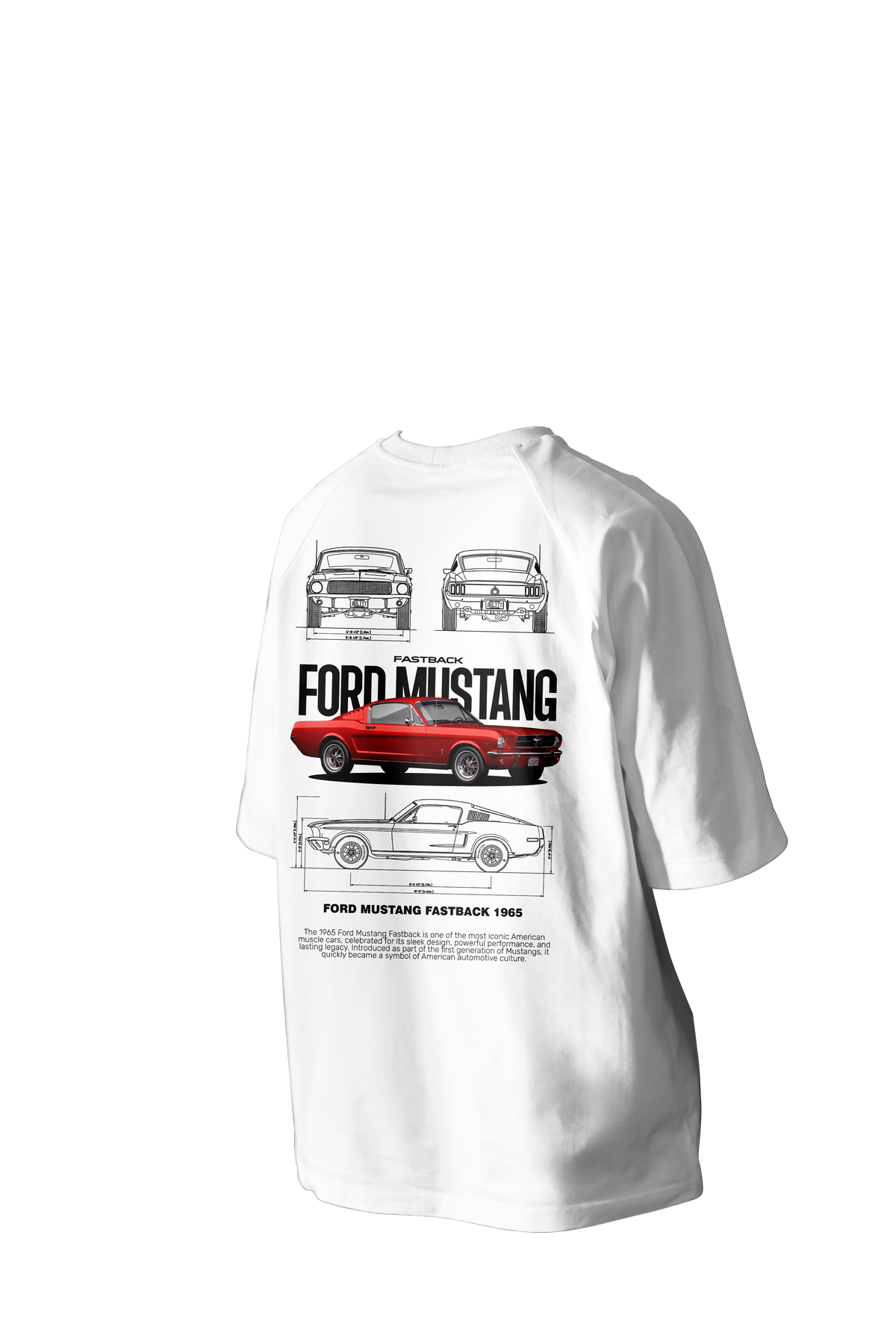 Ford Mustang Printed Oversized Tee