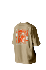 Raised Your Hand Printed Oversized Tee