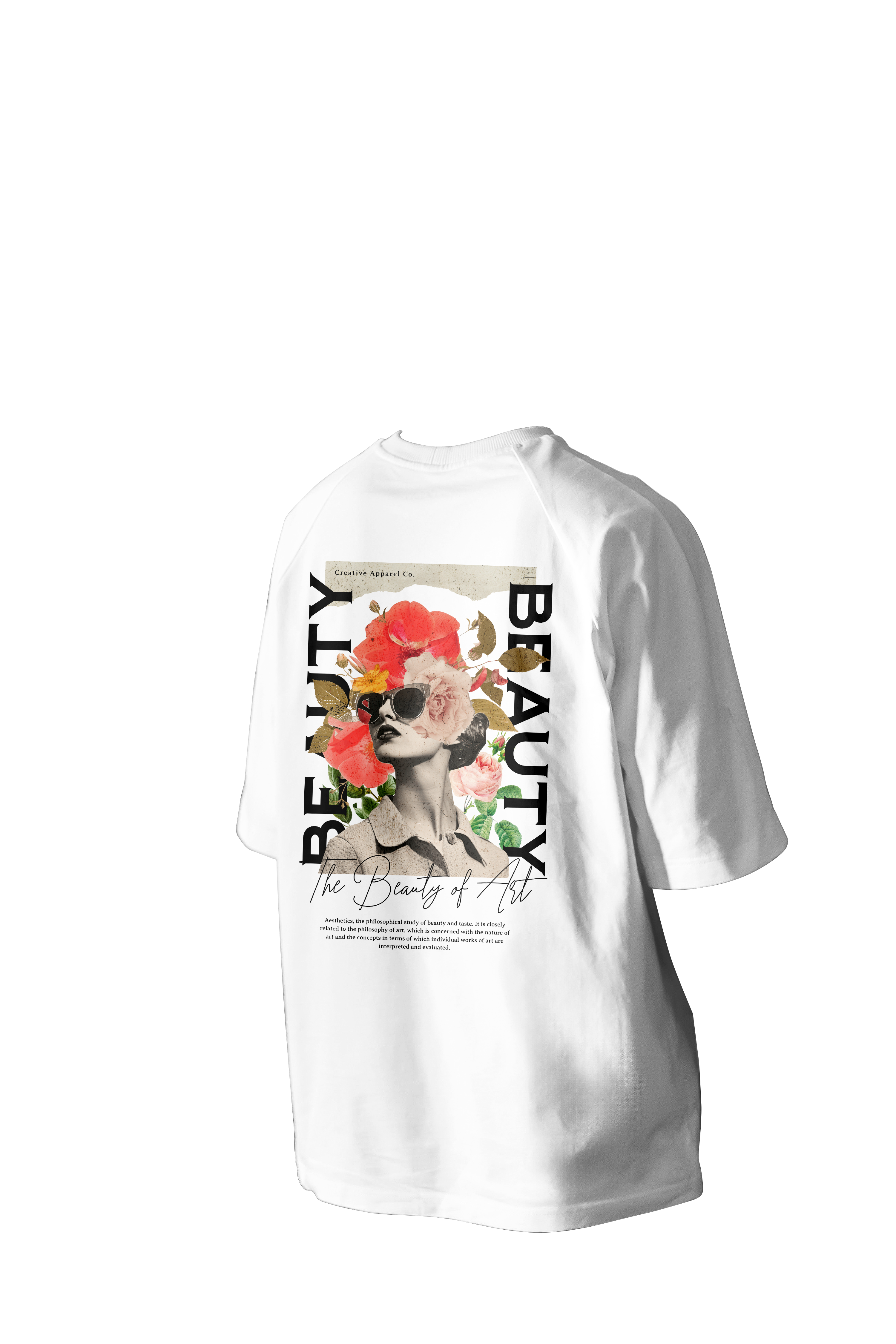 The Beauty of Art Printed Oversized Tee