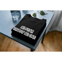 No Fear Trust No One Printed T -Shirt