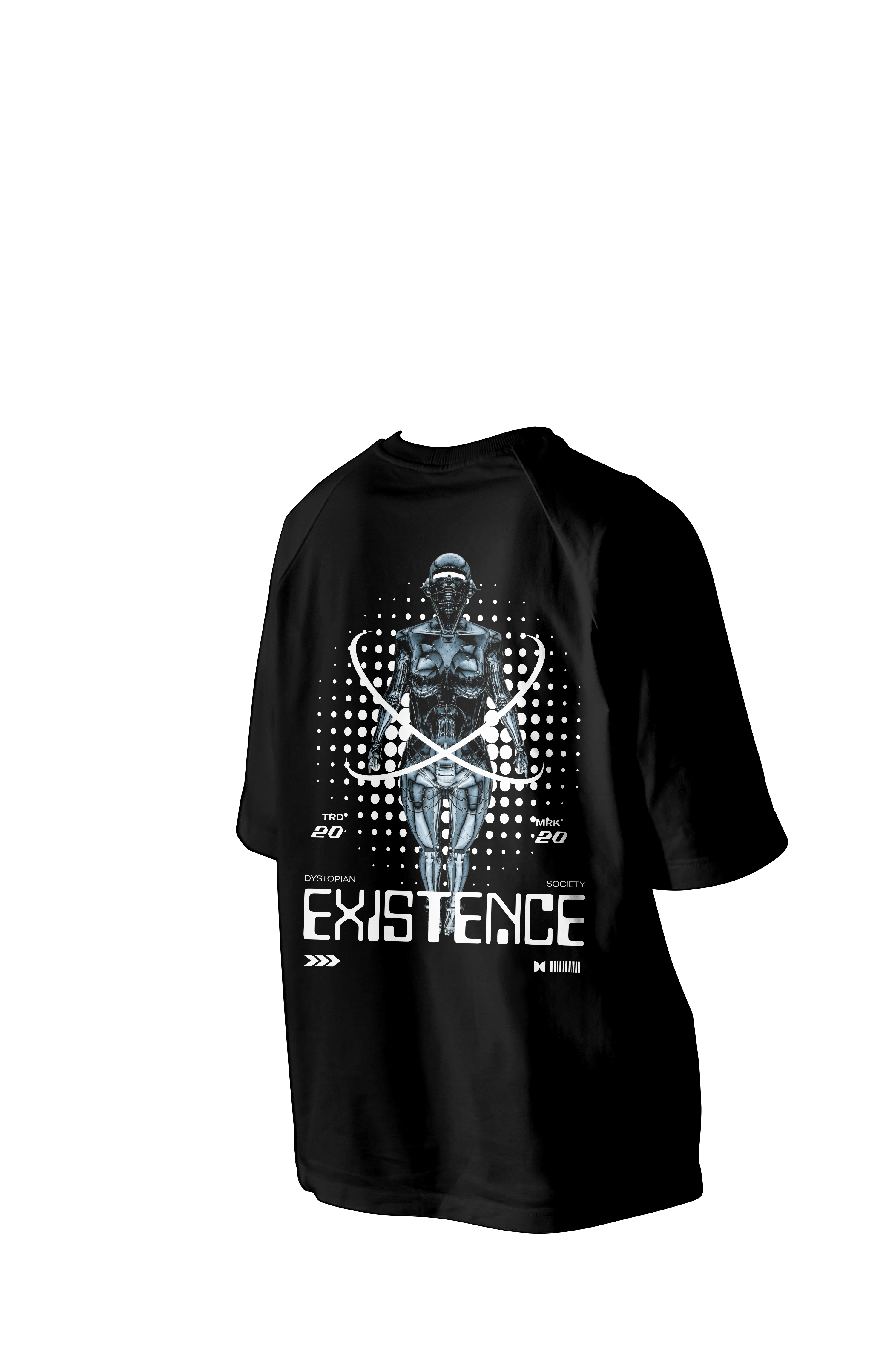 EXISTENCE Printed Oversized Tee