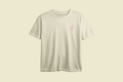 Finger Rock Chest Printed Oversized Tee