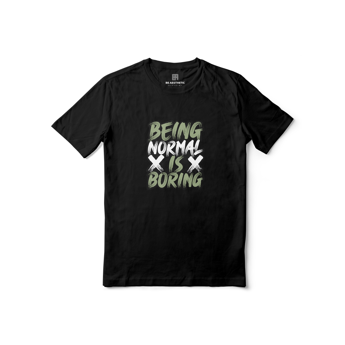 Being Normal is Boring Regular Printed Tee