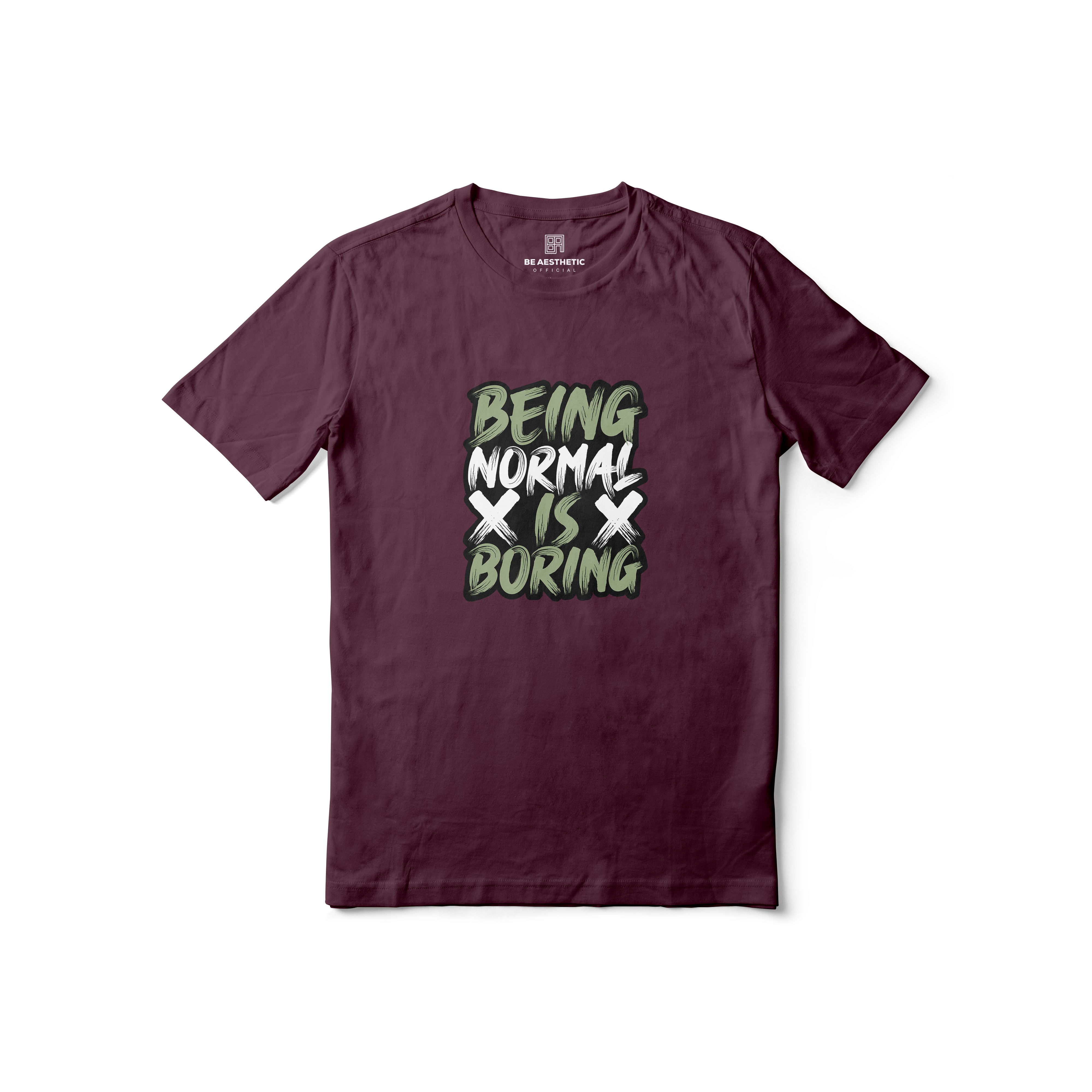 Being Normal is Boring Regular Printed Tee