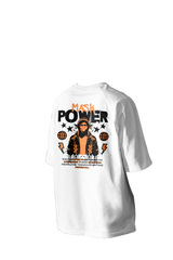 Mask Power Printed Oversized Tee
