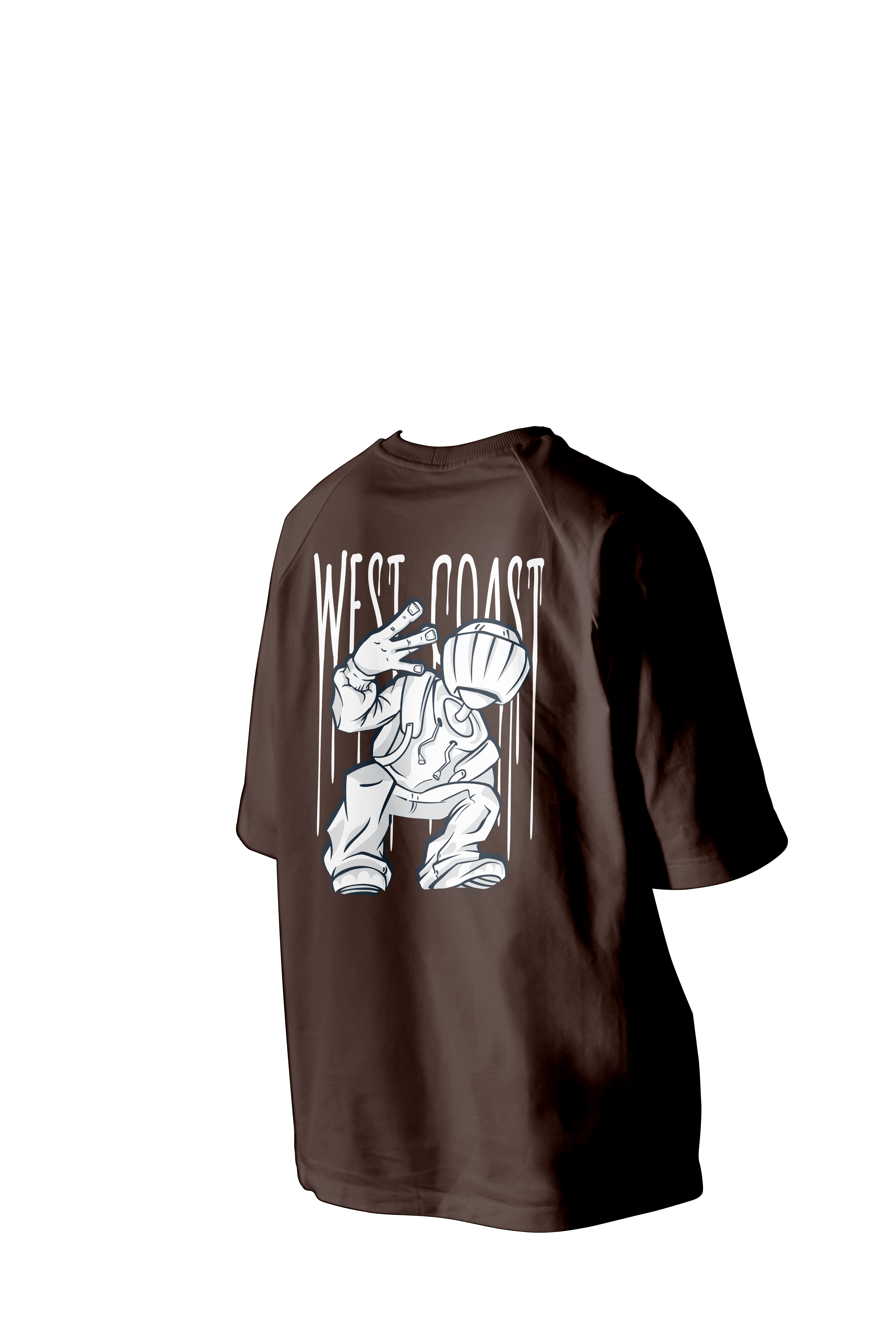West Coast Printed Oversized Tee