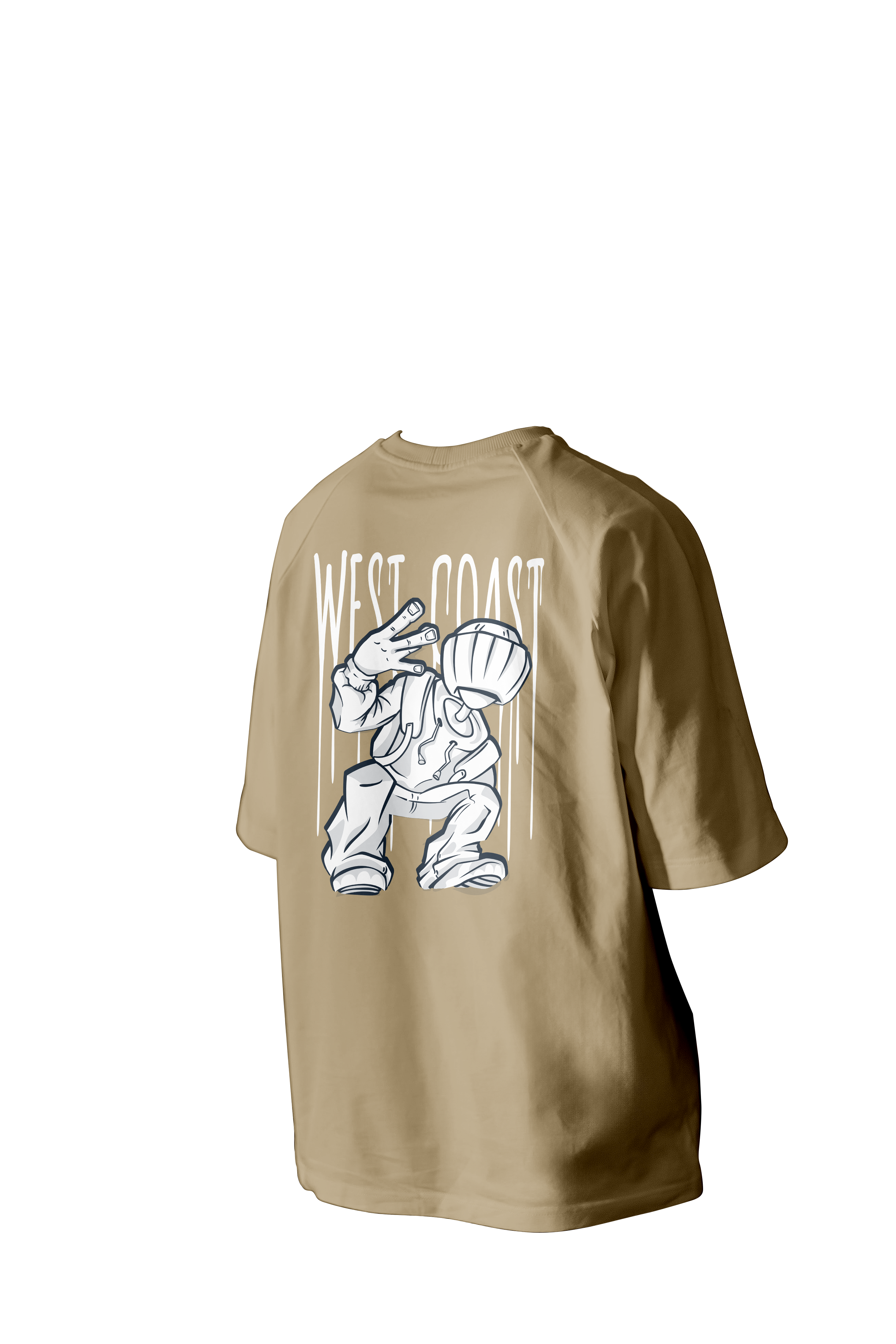 West Coast Printed Oversized Tee