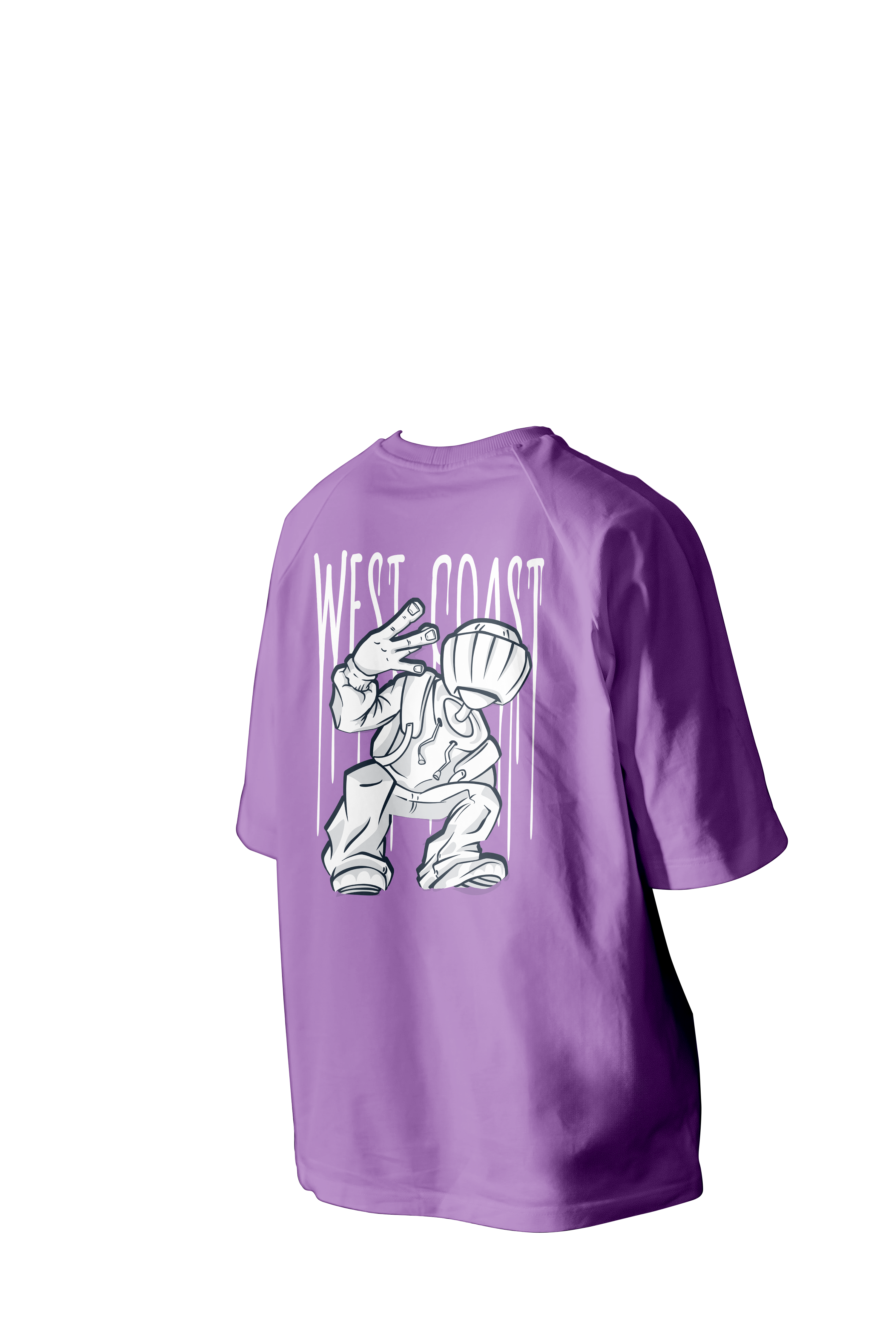 West Coast Printed Oversized Tee